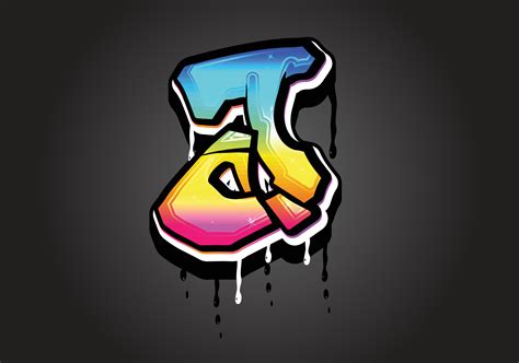 Graffiti Font J