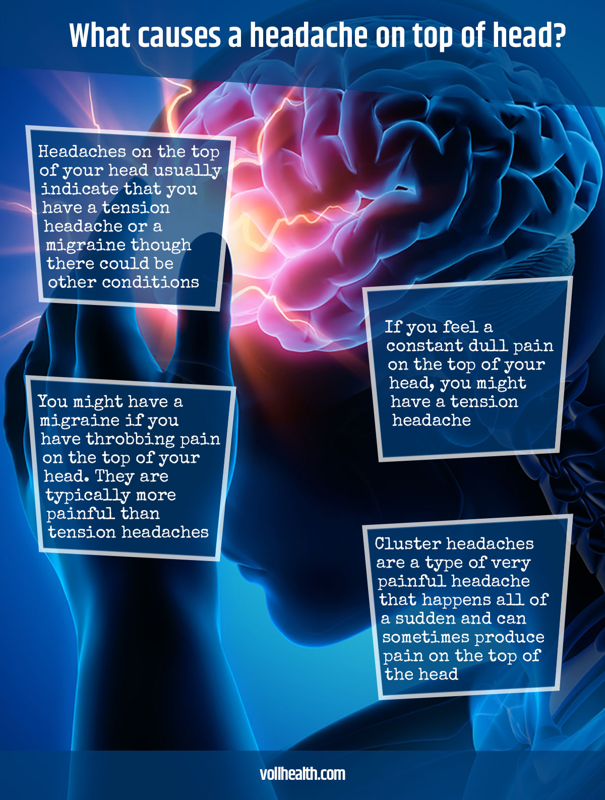 Headache In Top Of Head