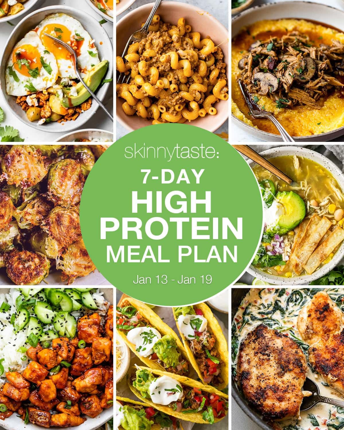 High Protein Diet Meal Plan