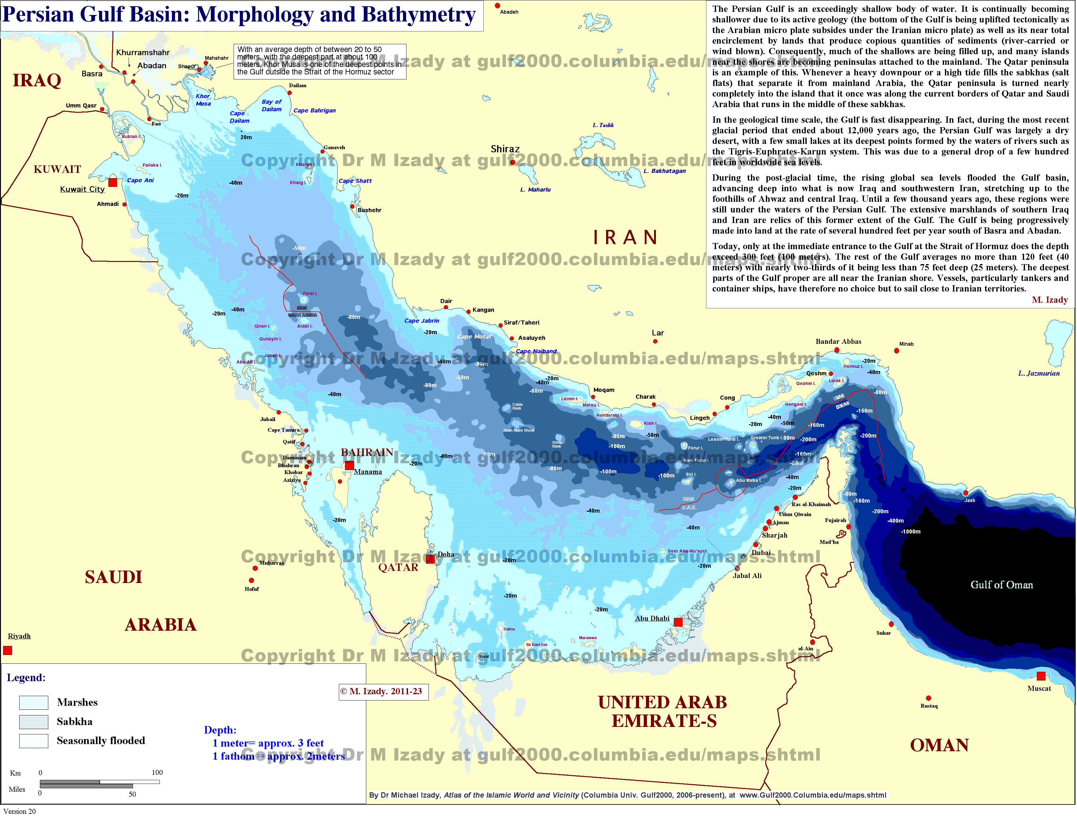 How Deep Is Persian Gulf