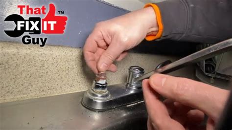 How To Fix Leaky Kitchen Faucet Two Handle