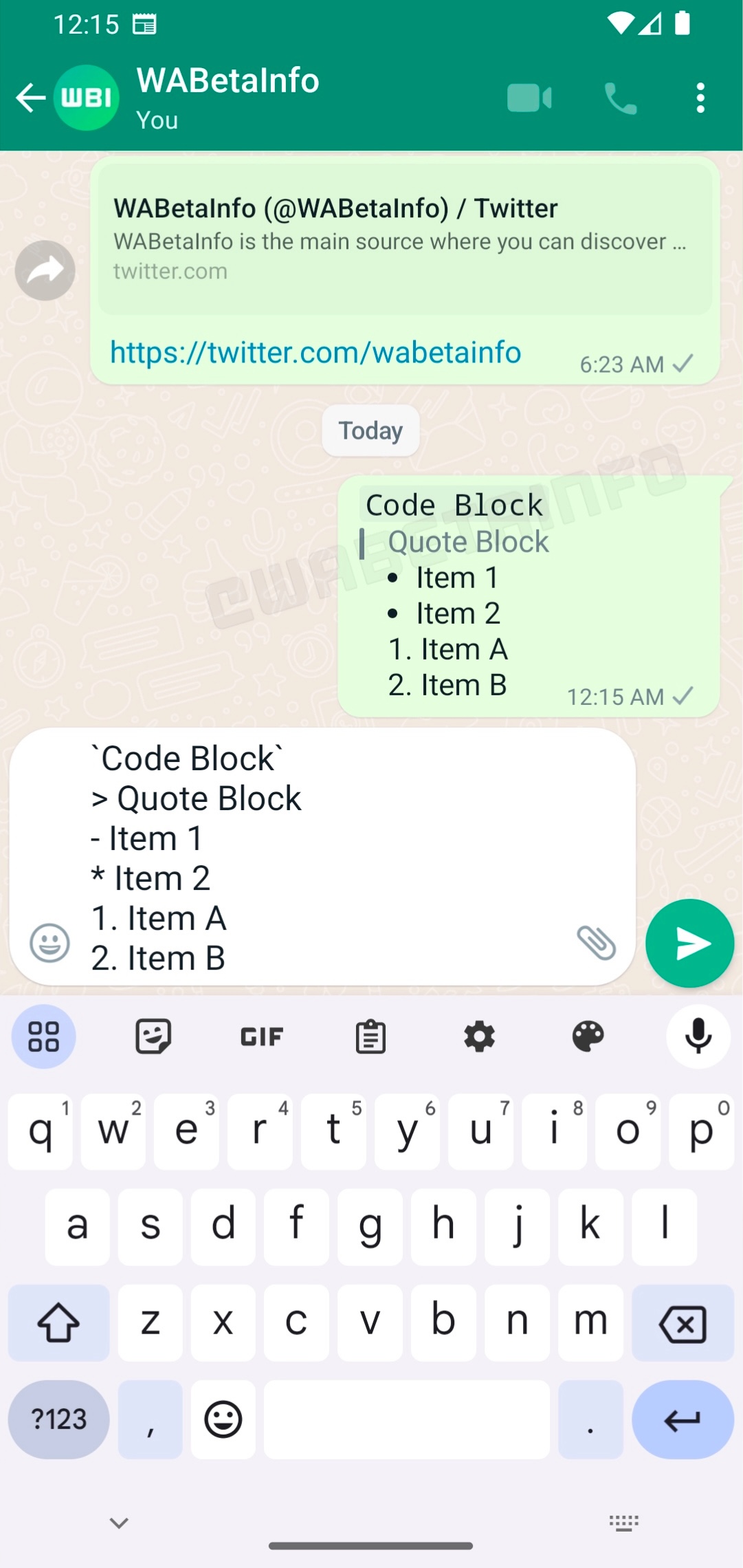 How To Quote In Whatsapp