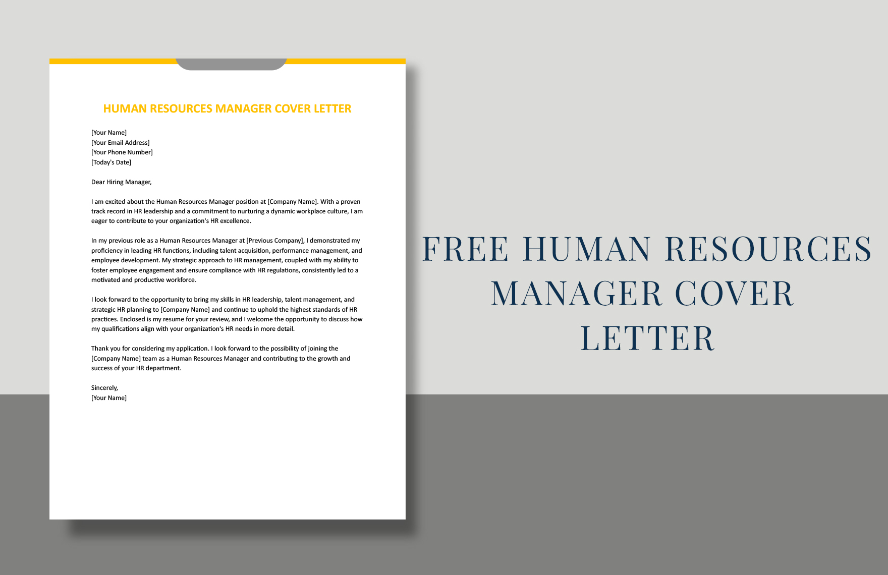 Human Resources Manager