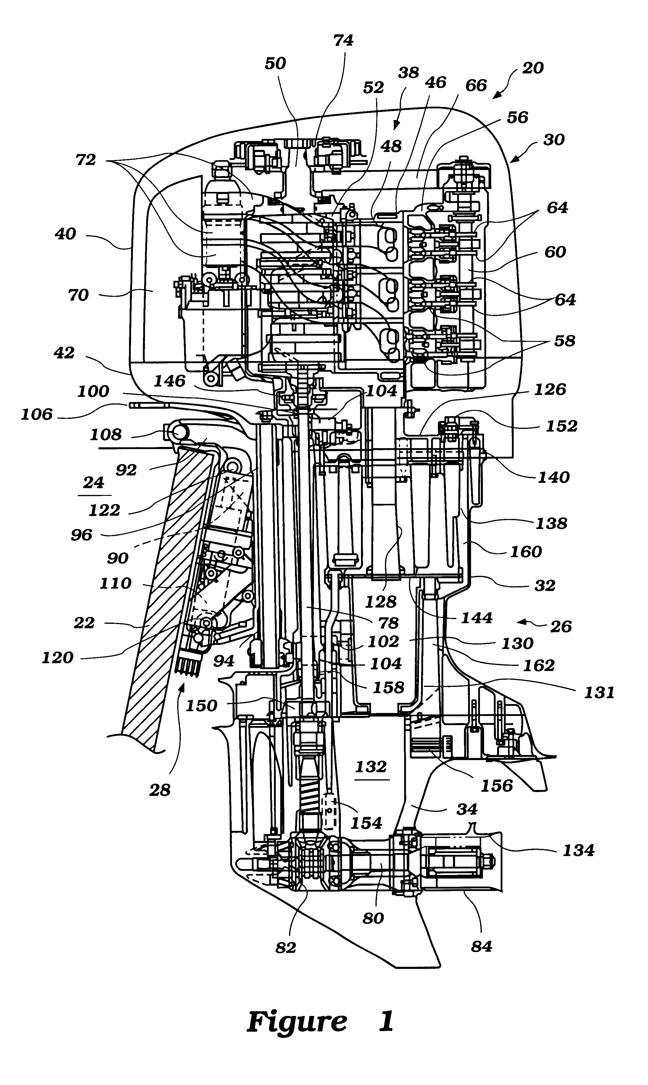 Illustration Of Yamaha Outboard Cooling System