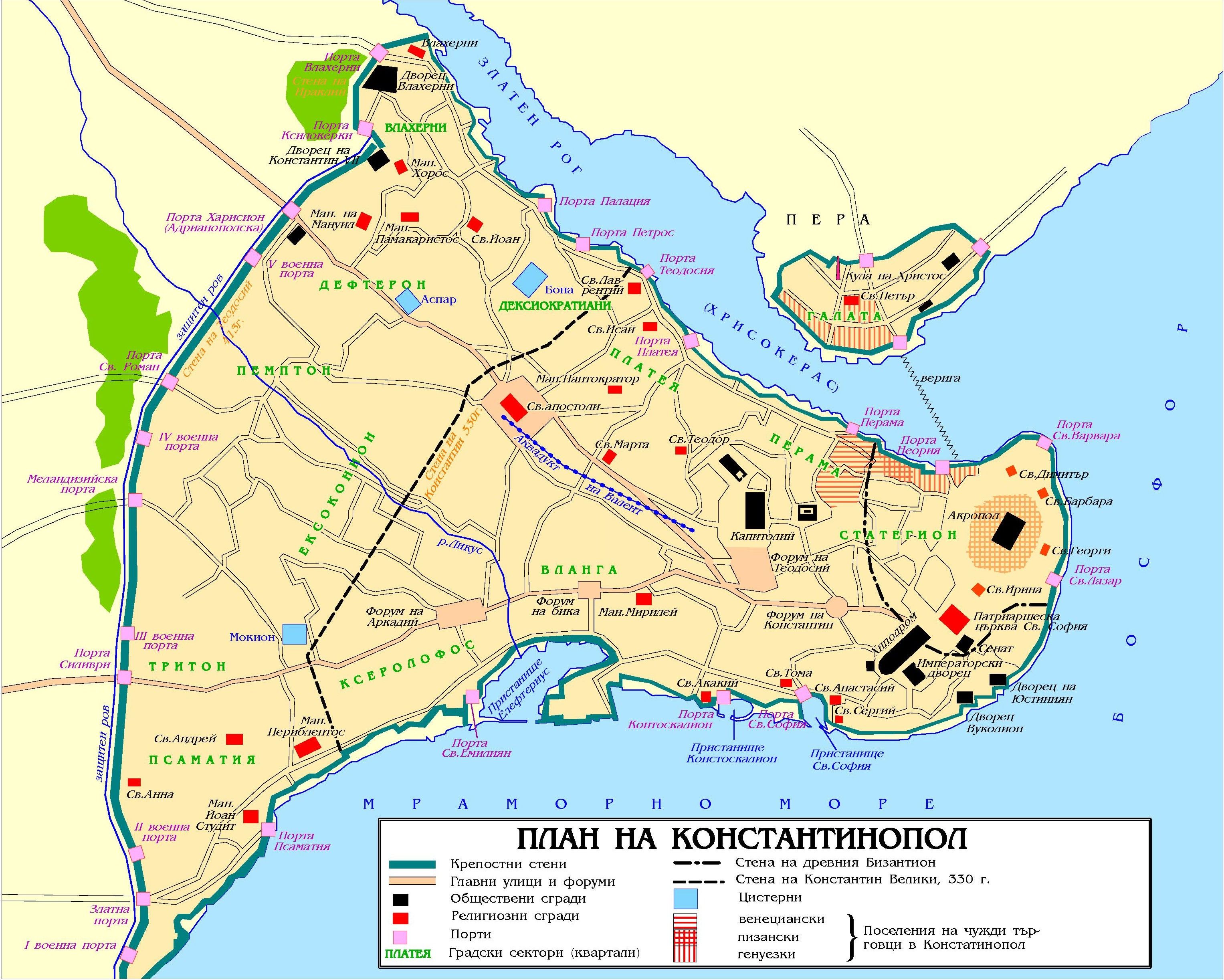 Interactive Map Of Constantinople