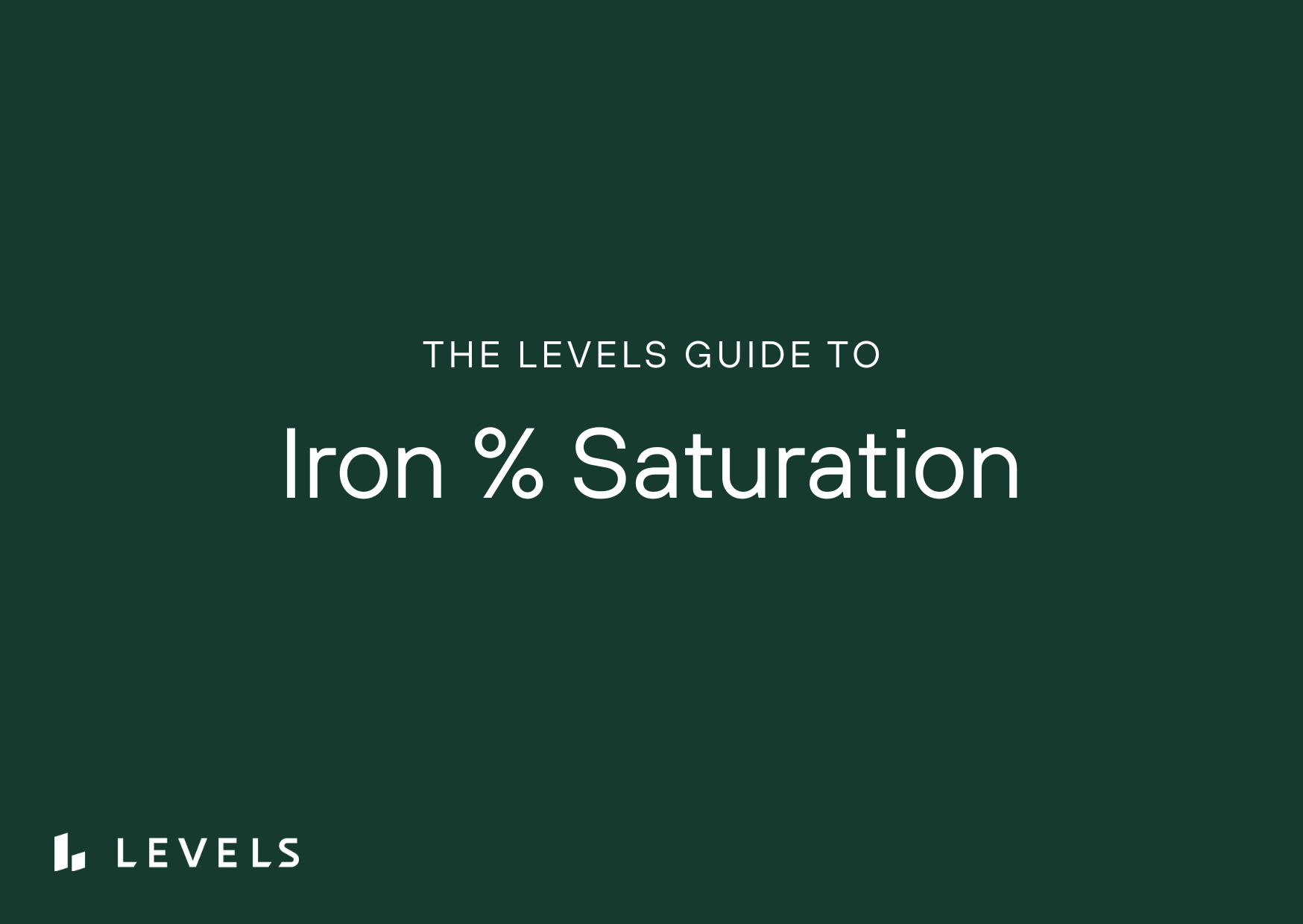 Iron Percent Saturation