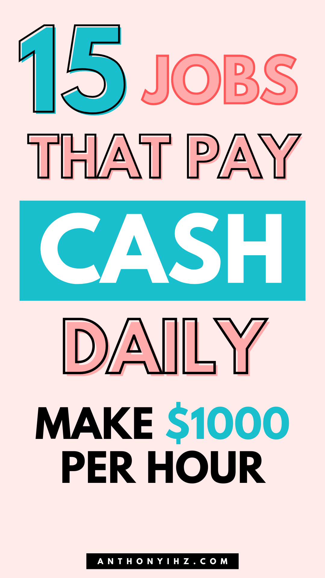 Jobs That Pay Cash