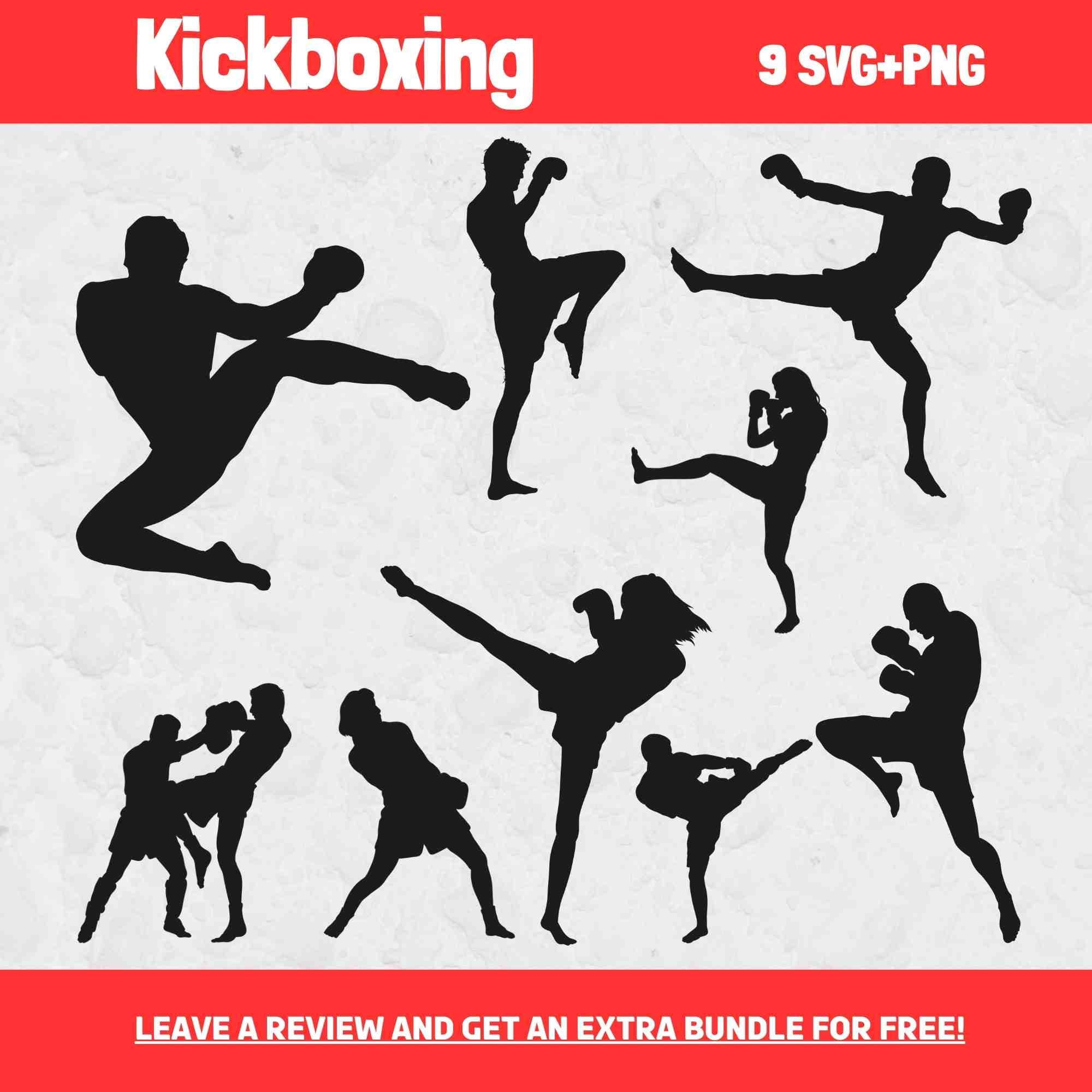 Kickboxing Silhouette