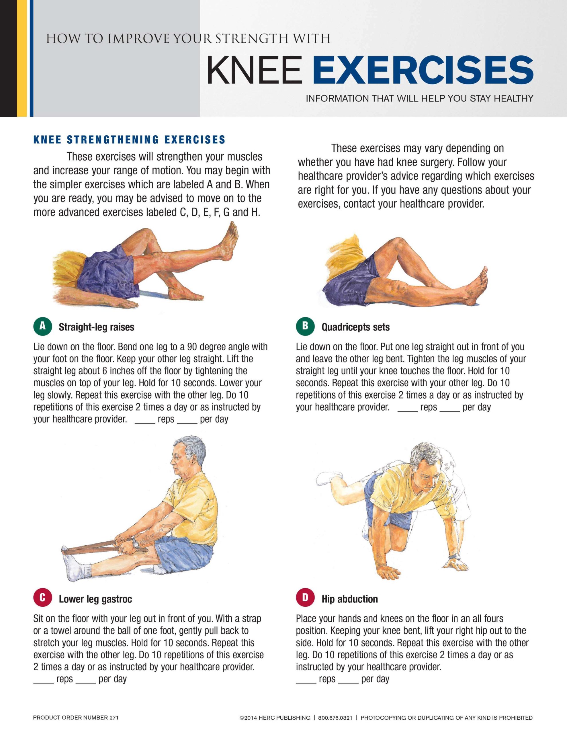 Knee Rehab Exercises