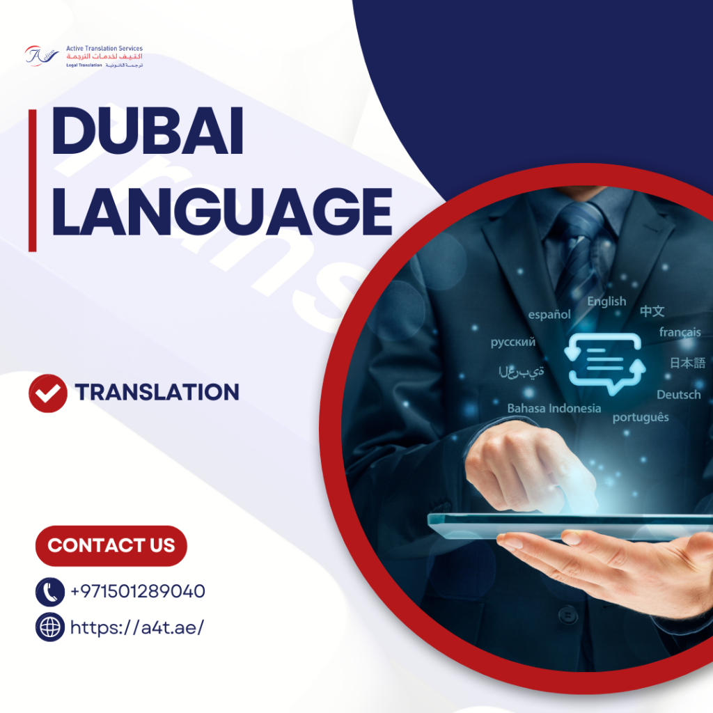 Language Of Dubai