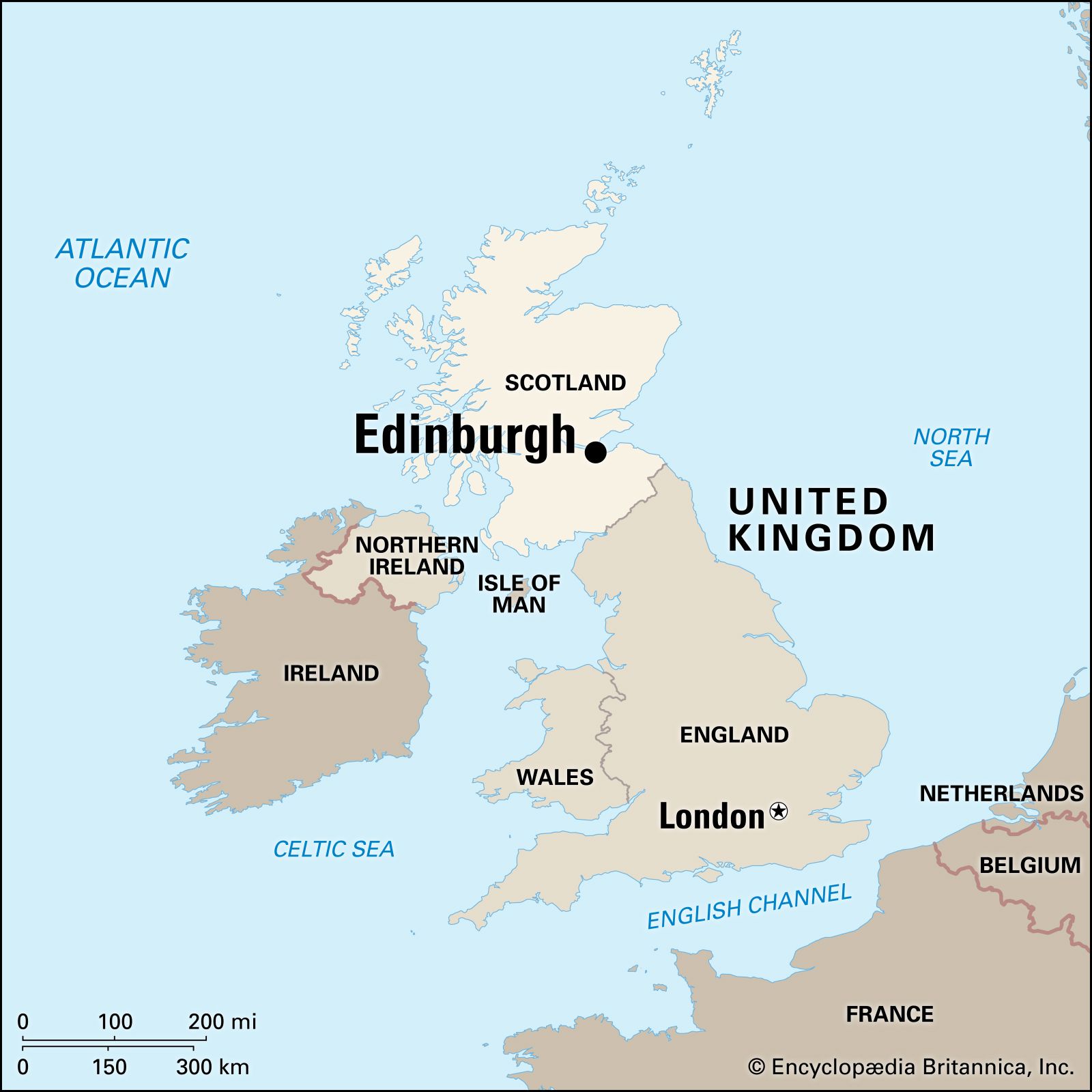 Latitude Of Edinburgh Scotland