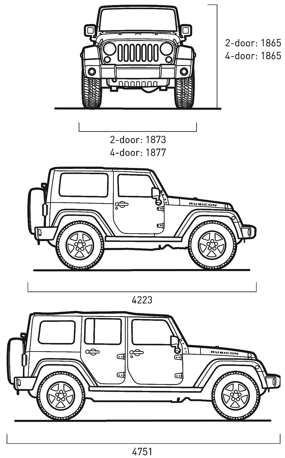 Length Of Jeep Wrangler
