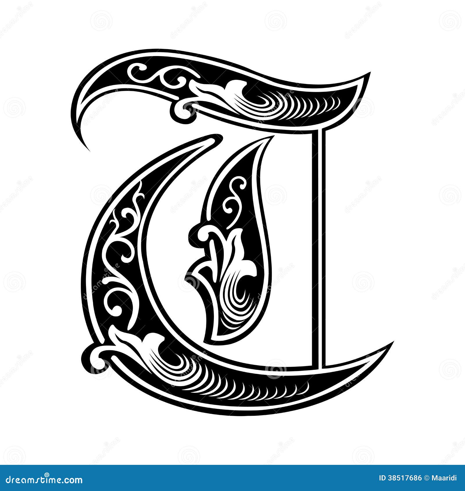 Letter T Font Styles