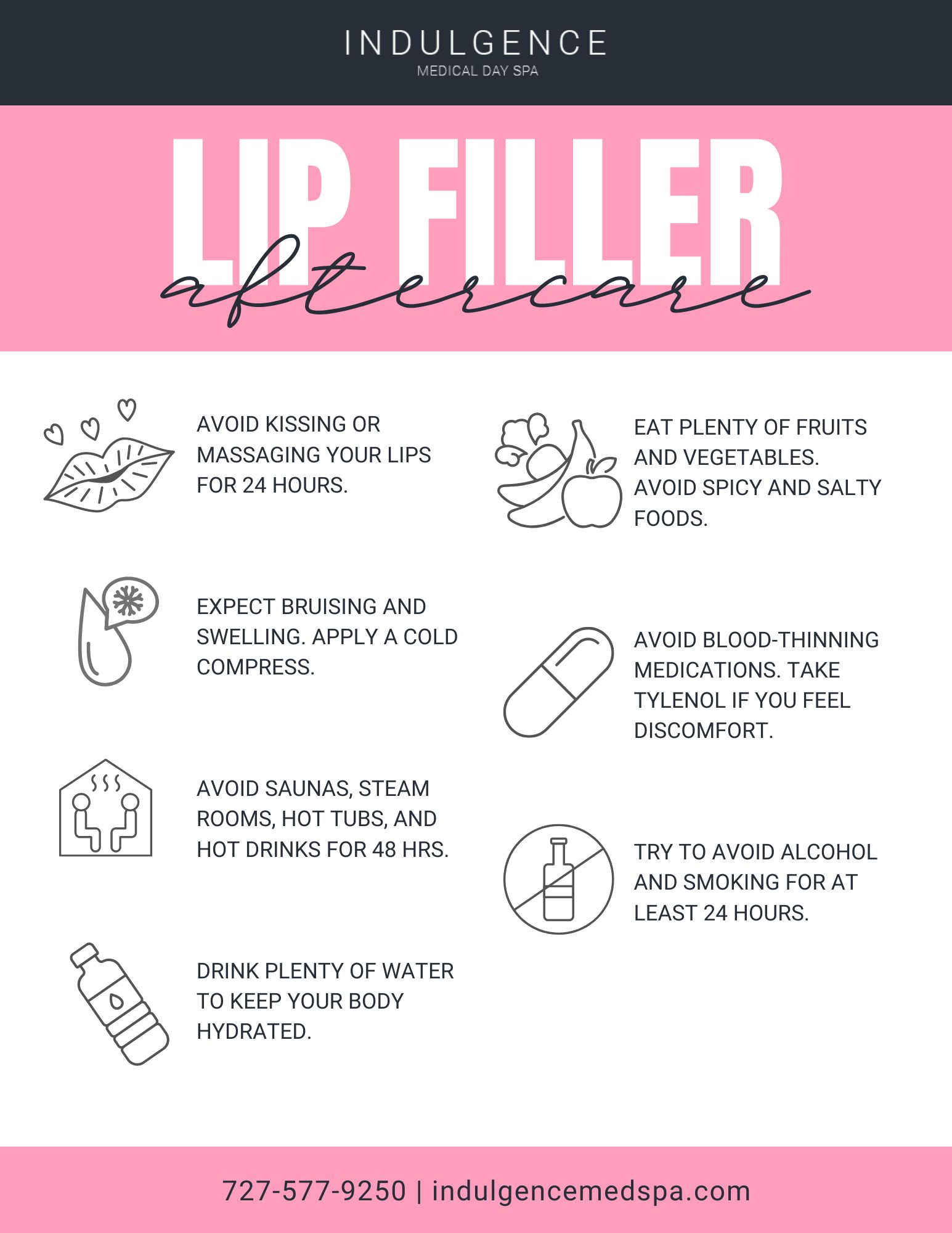 Lip Filler Aftercare