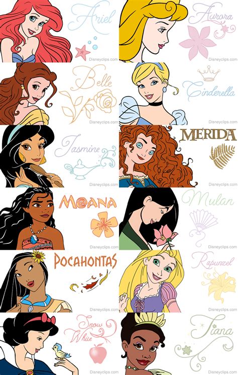 List Of Disney Princesses