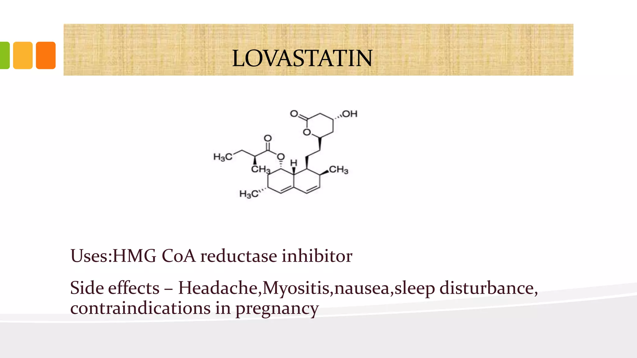 Lovastatin Side Effects