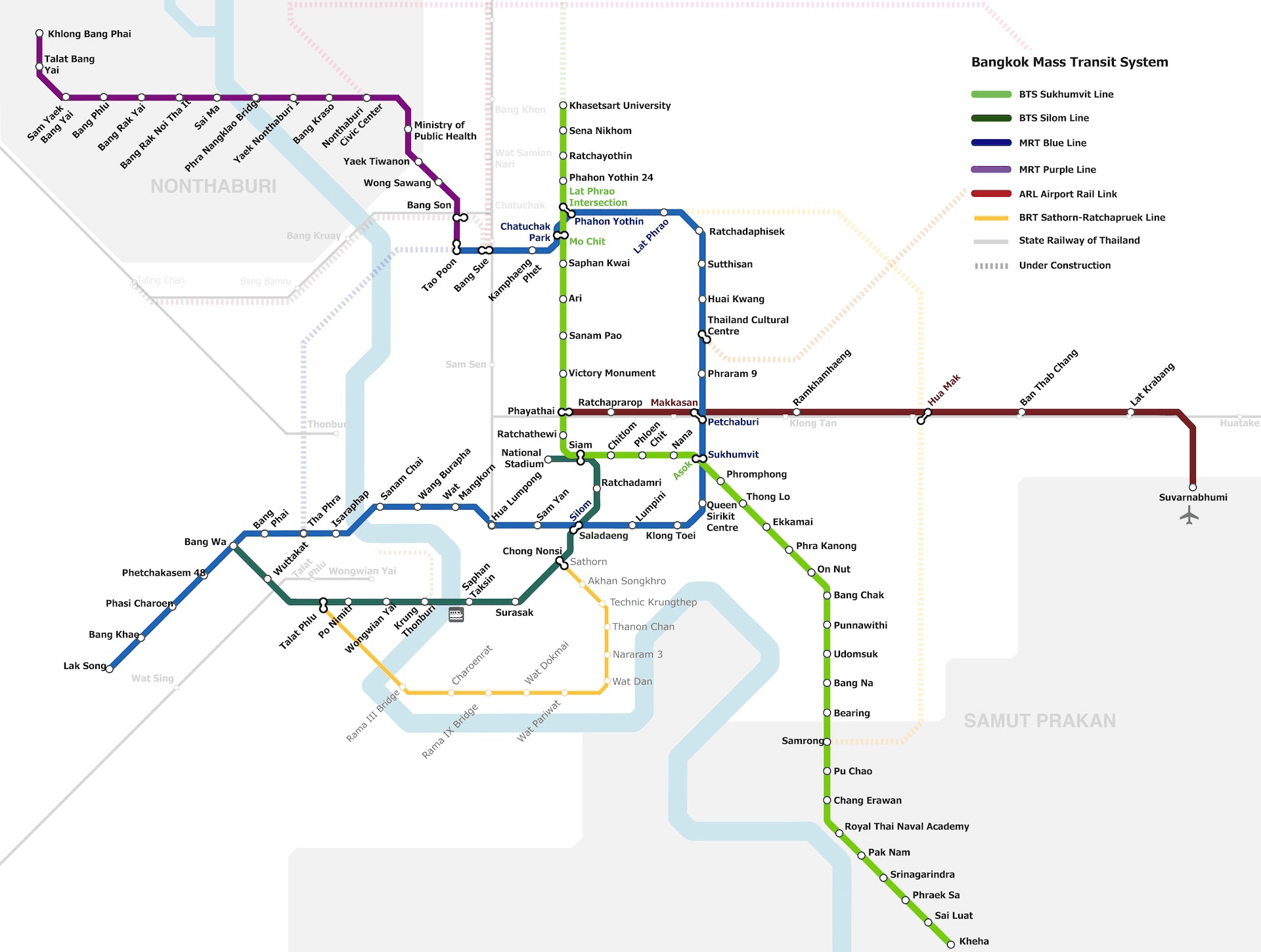 Map Bts Bangkok 2024