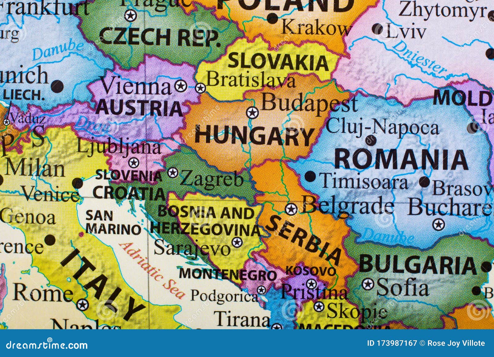 Map Bulgaria To Italy