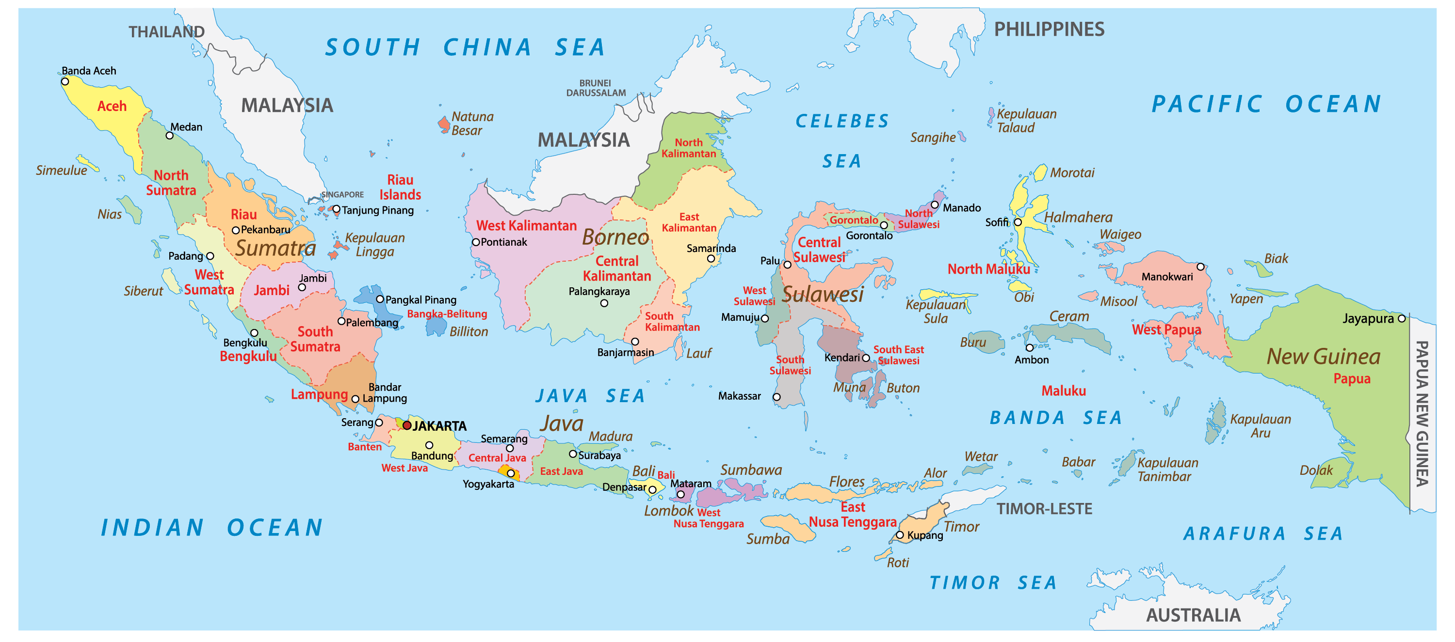 Map Indonesia Office