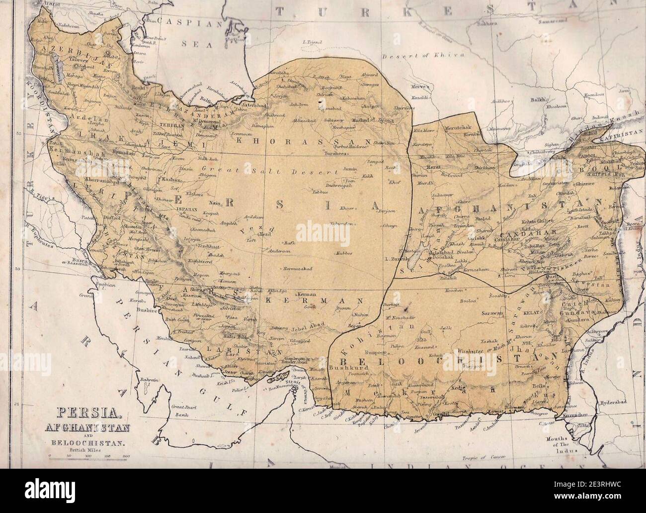 Map Of Afghanistan And Balochistan