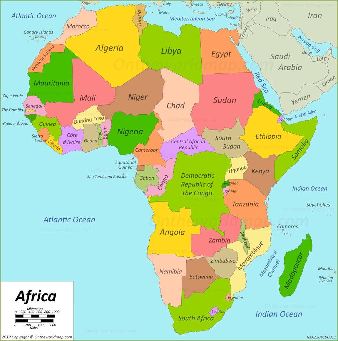 Map Of Africa Over Time