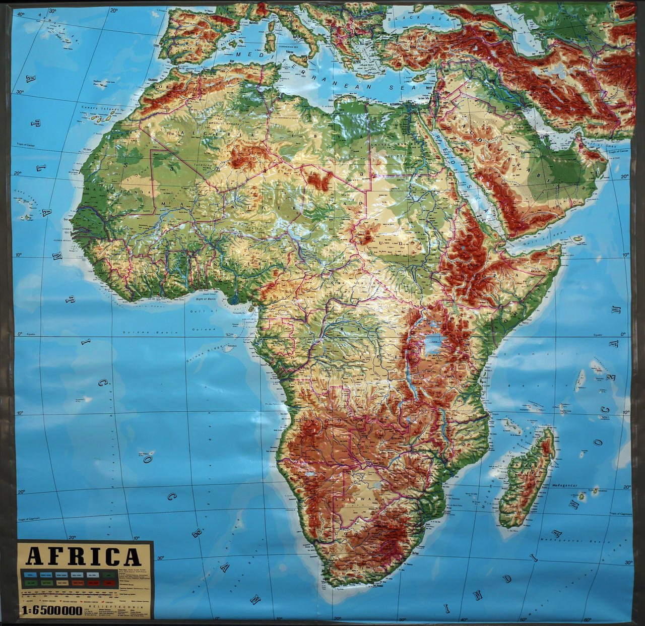 Map Of Africa With Equator