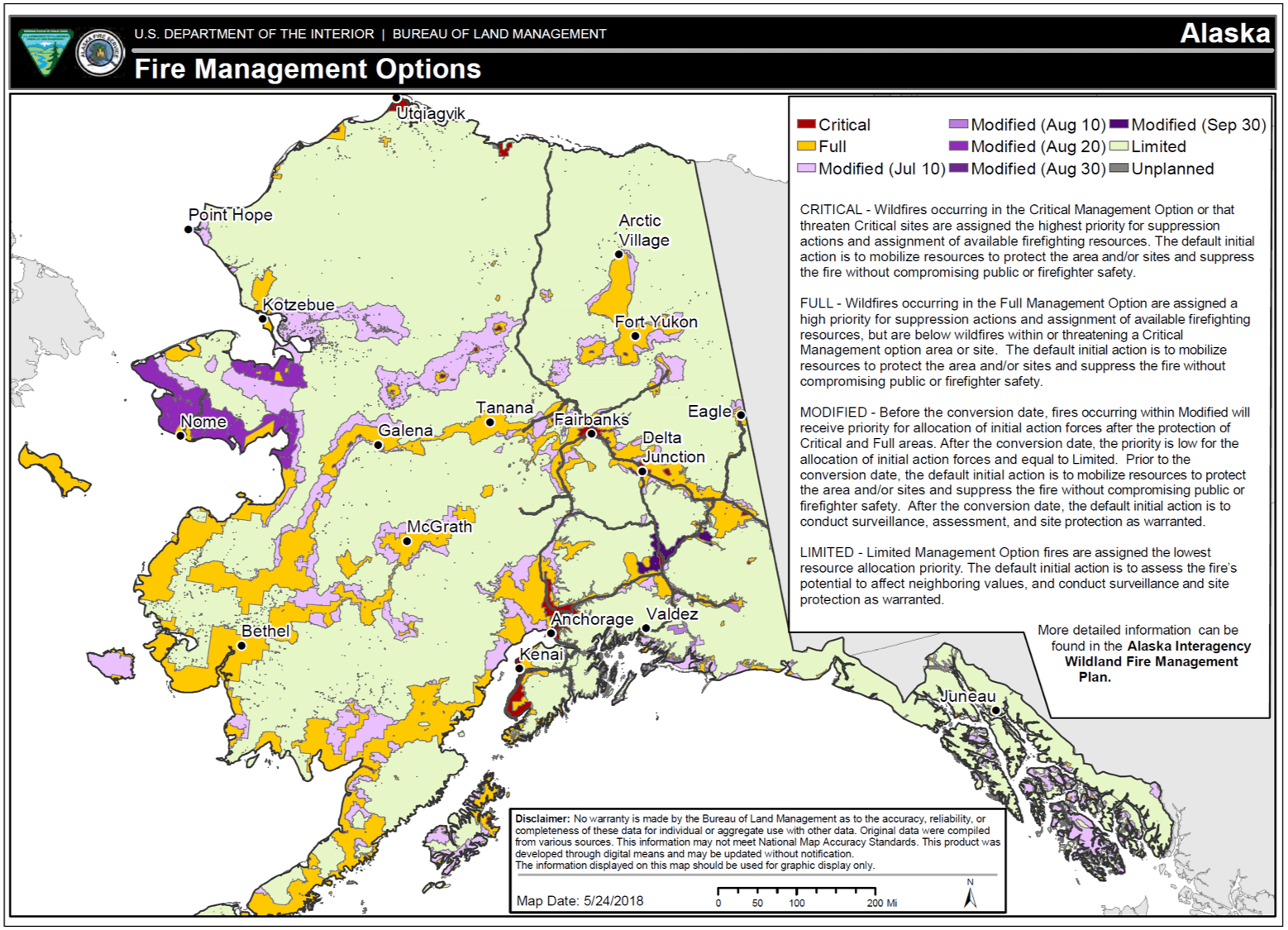Map Of Alaska Fires