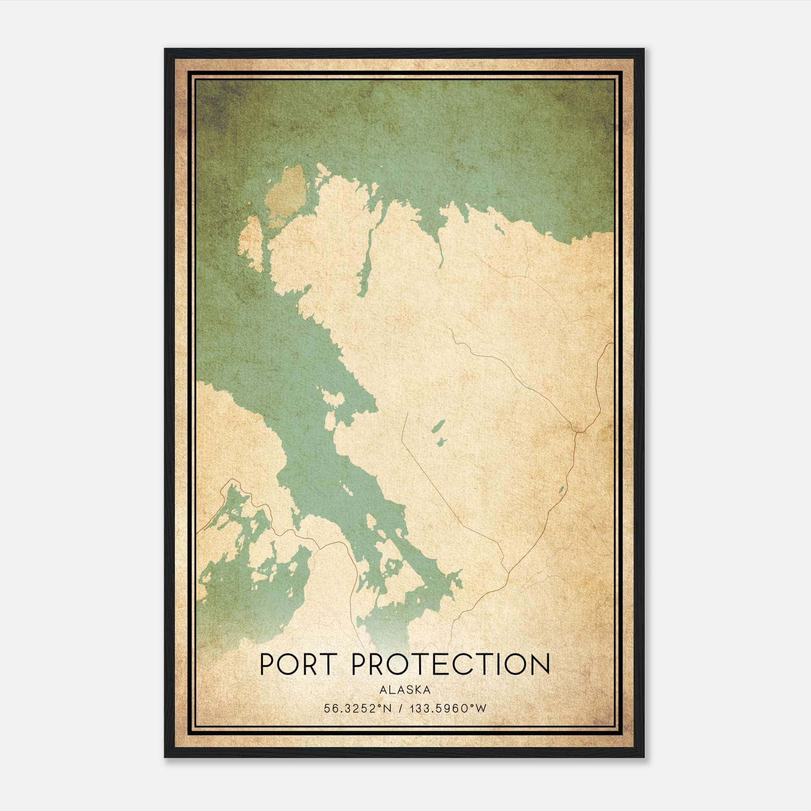 Map Of Alaska Port Protection