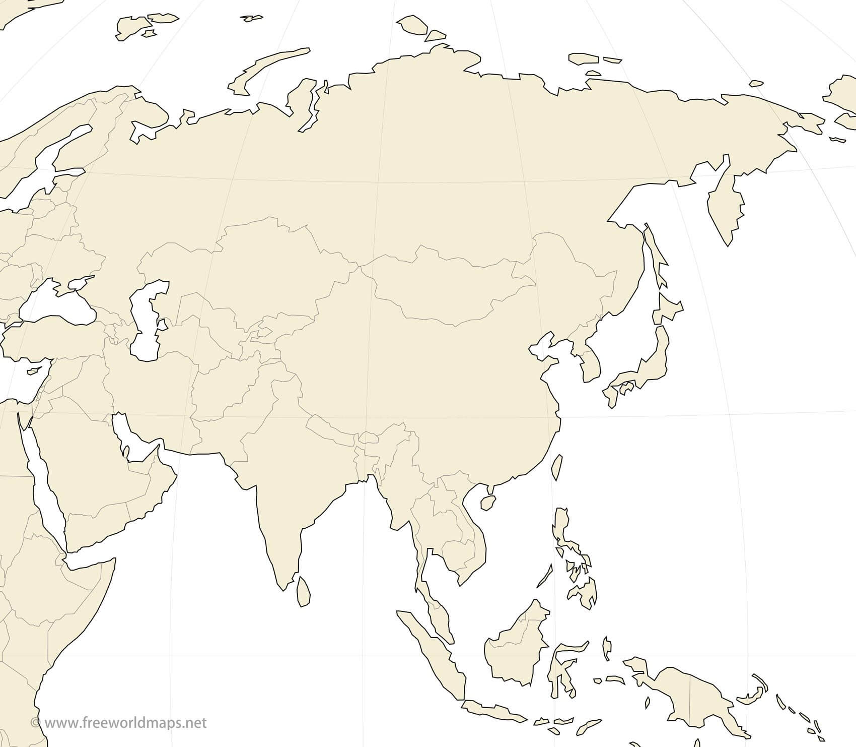 Map Of Asia Pdf Download