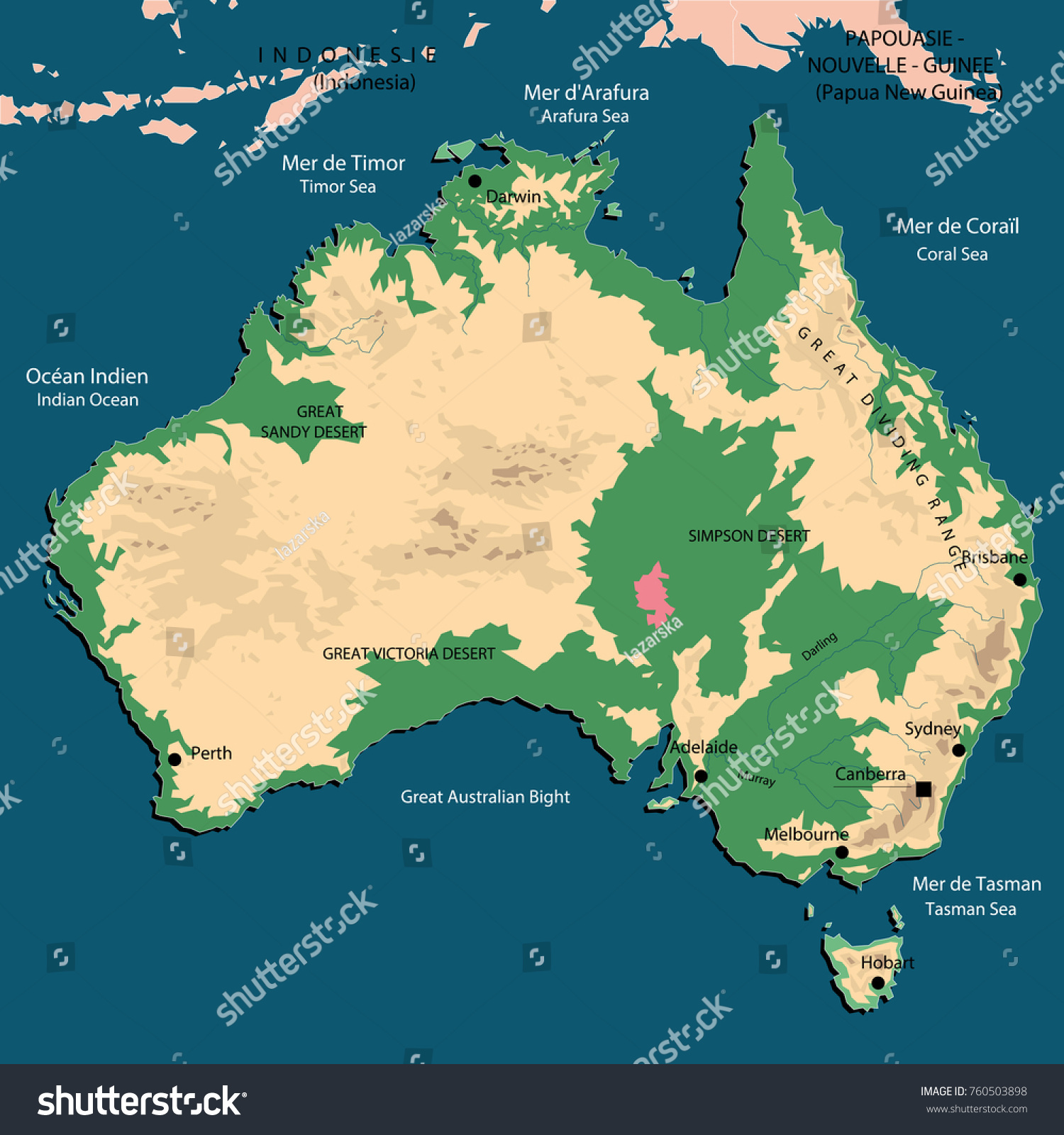 Map Of Australia Great Dividing Range