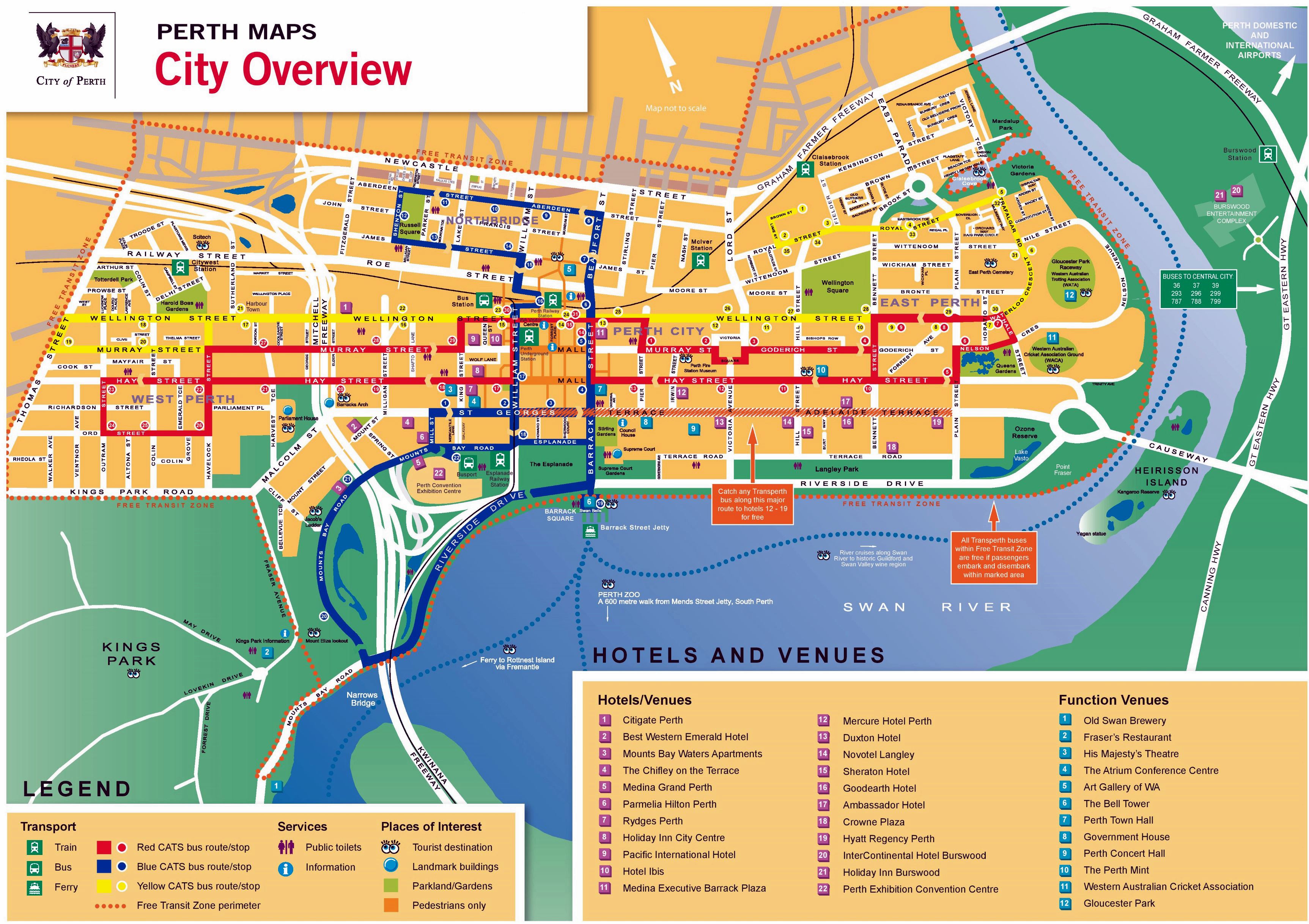 Map Of Australia Perth