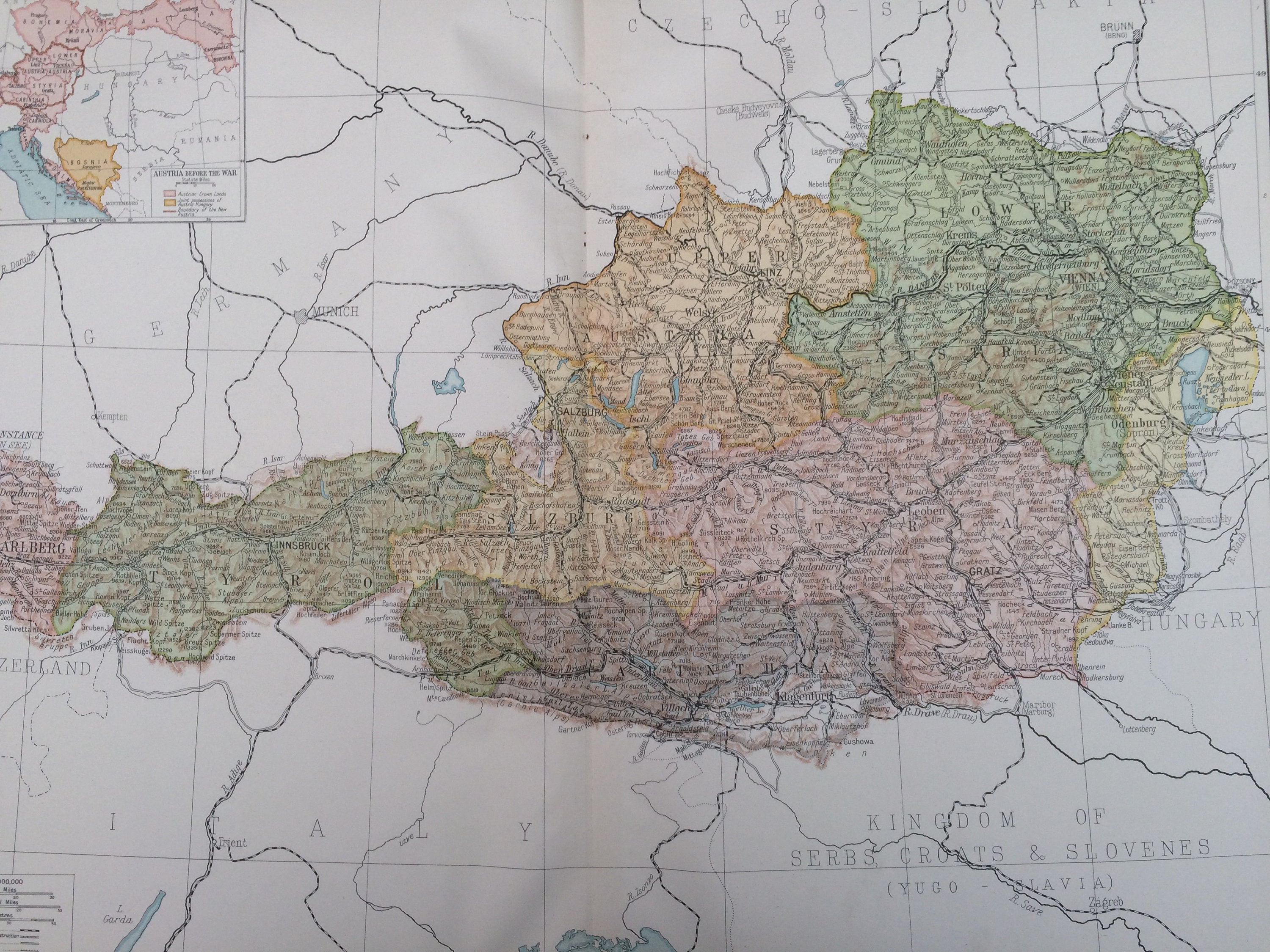 Map Of Austria Pre World War 2