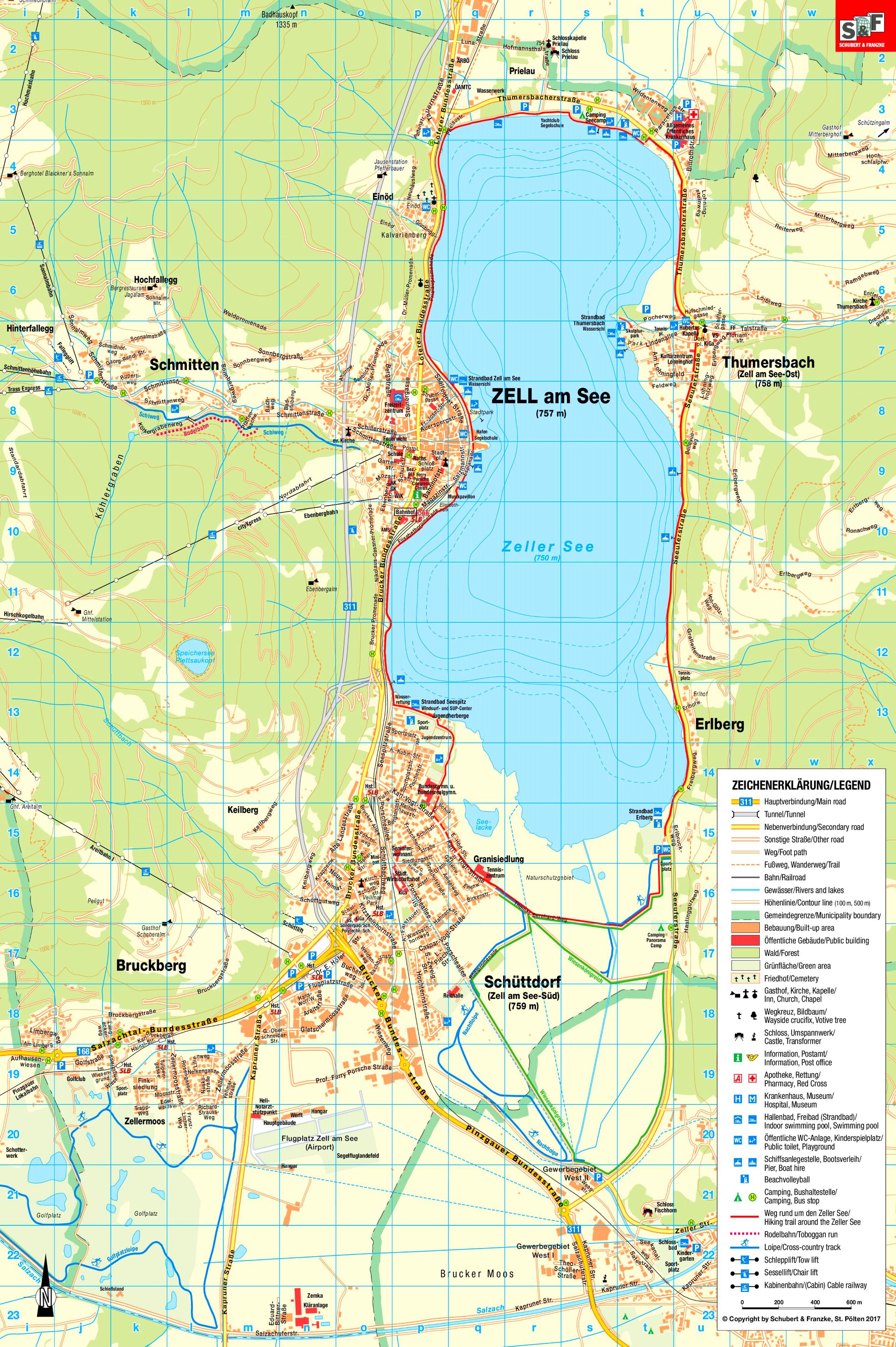 Map Of Austria Zell Am See