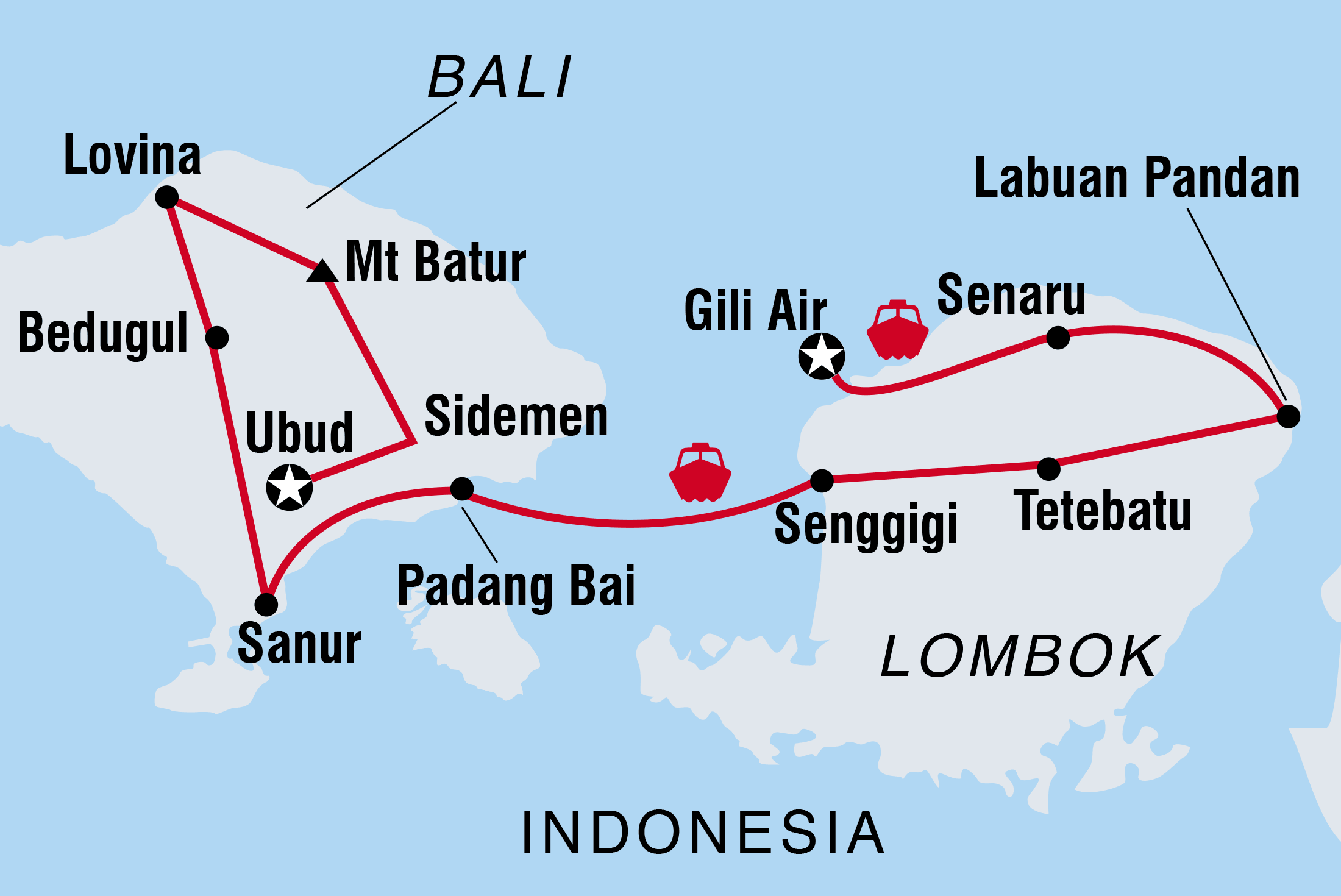 Map Of Bali Lombok