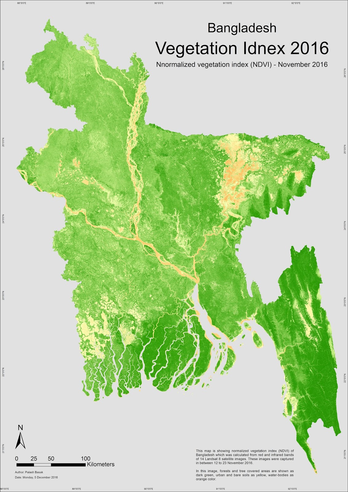 Map Of Bangladesh Forest