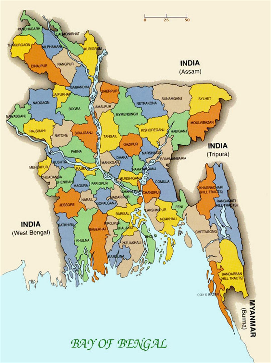 Map Of Bangladesh V7 4.1