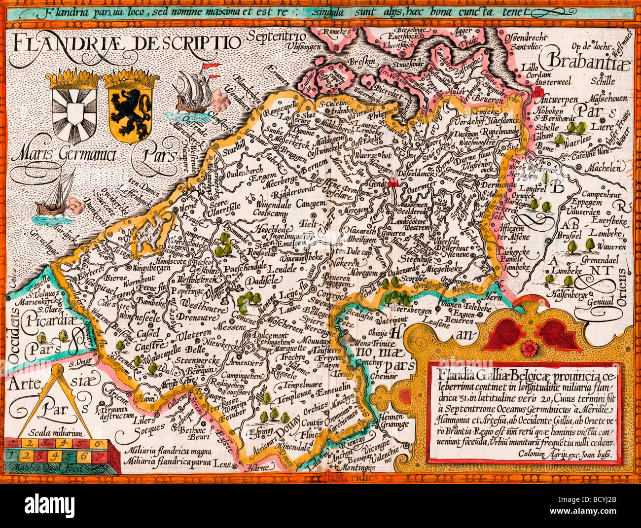 Map Of Belgium Flanders