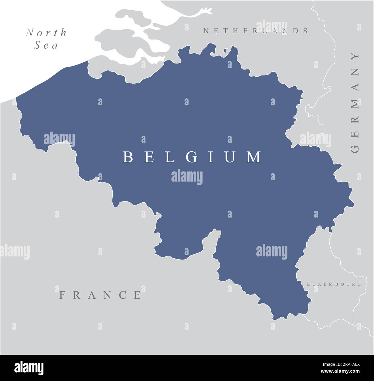 Map Of Belgium In Europe