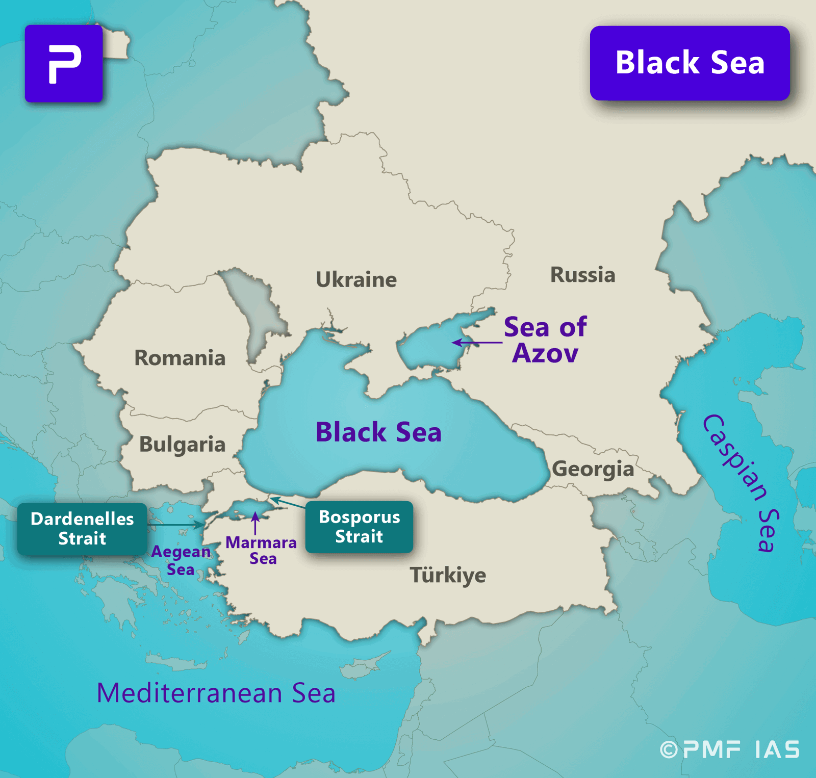 Map Of Black Sea And Red Sea