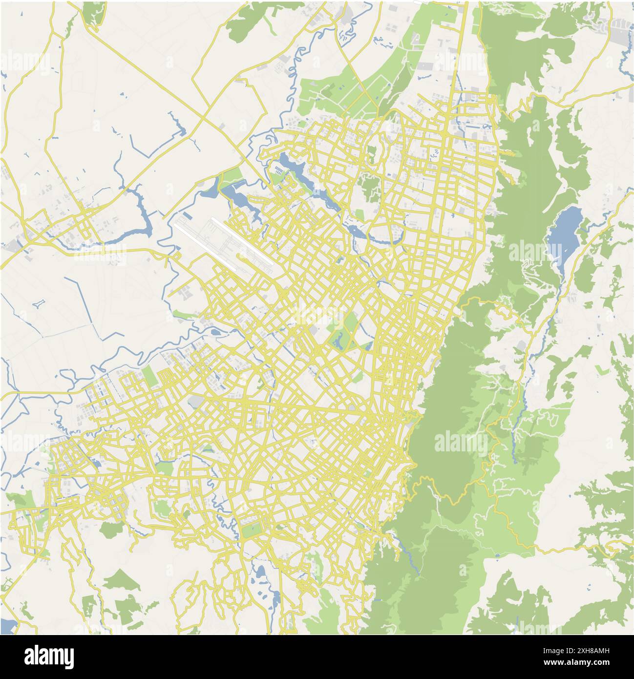 Map Of Bogota In Colombia