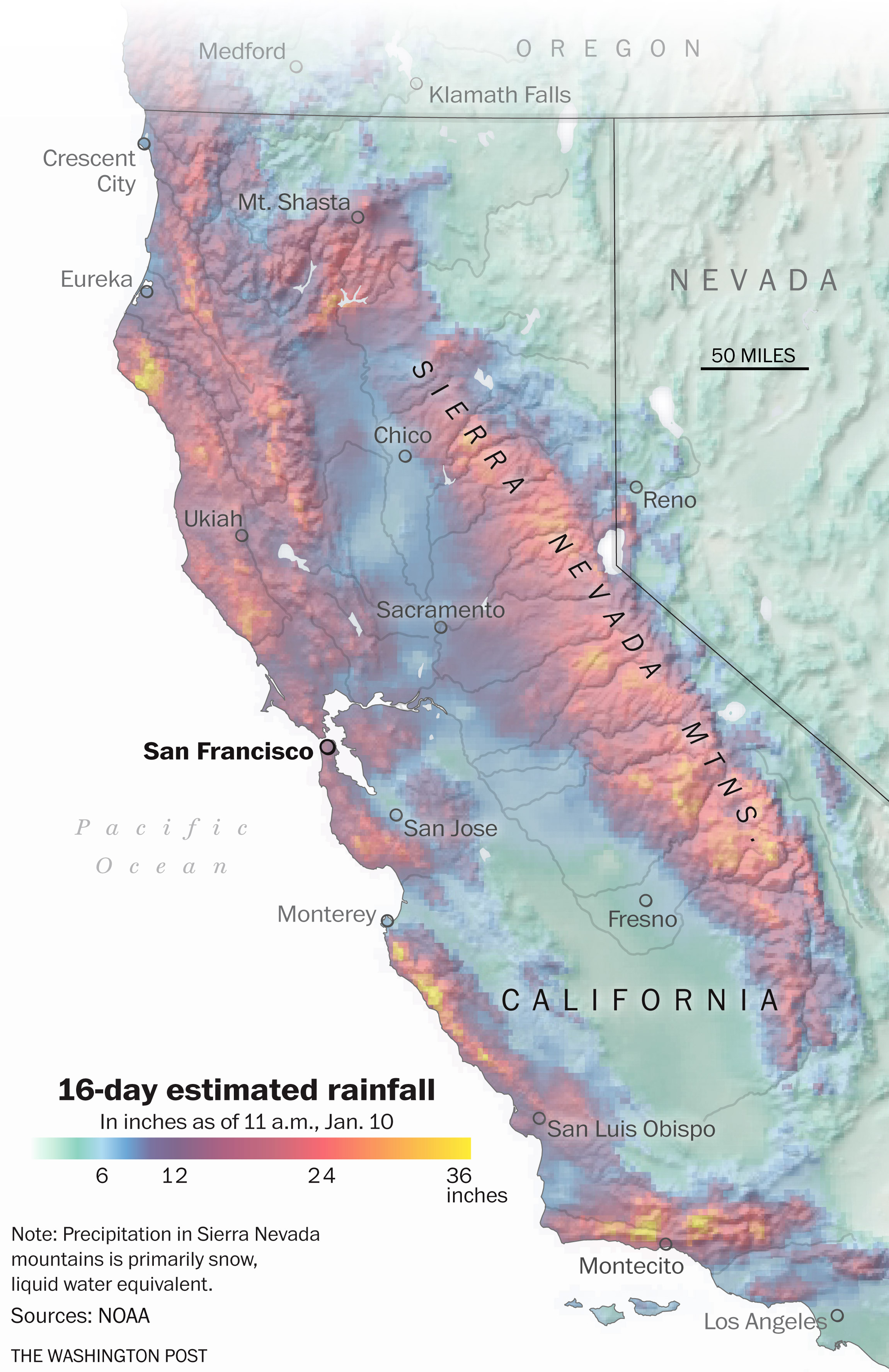 Map Of California Flooding