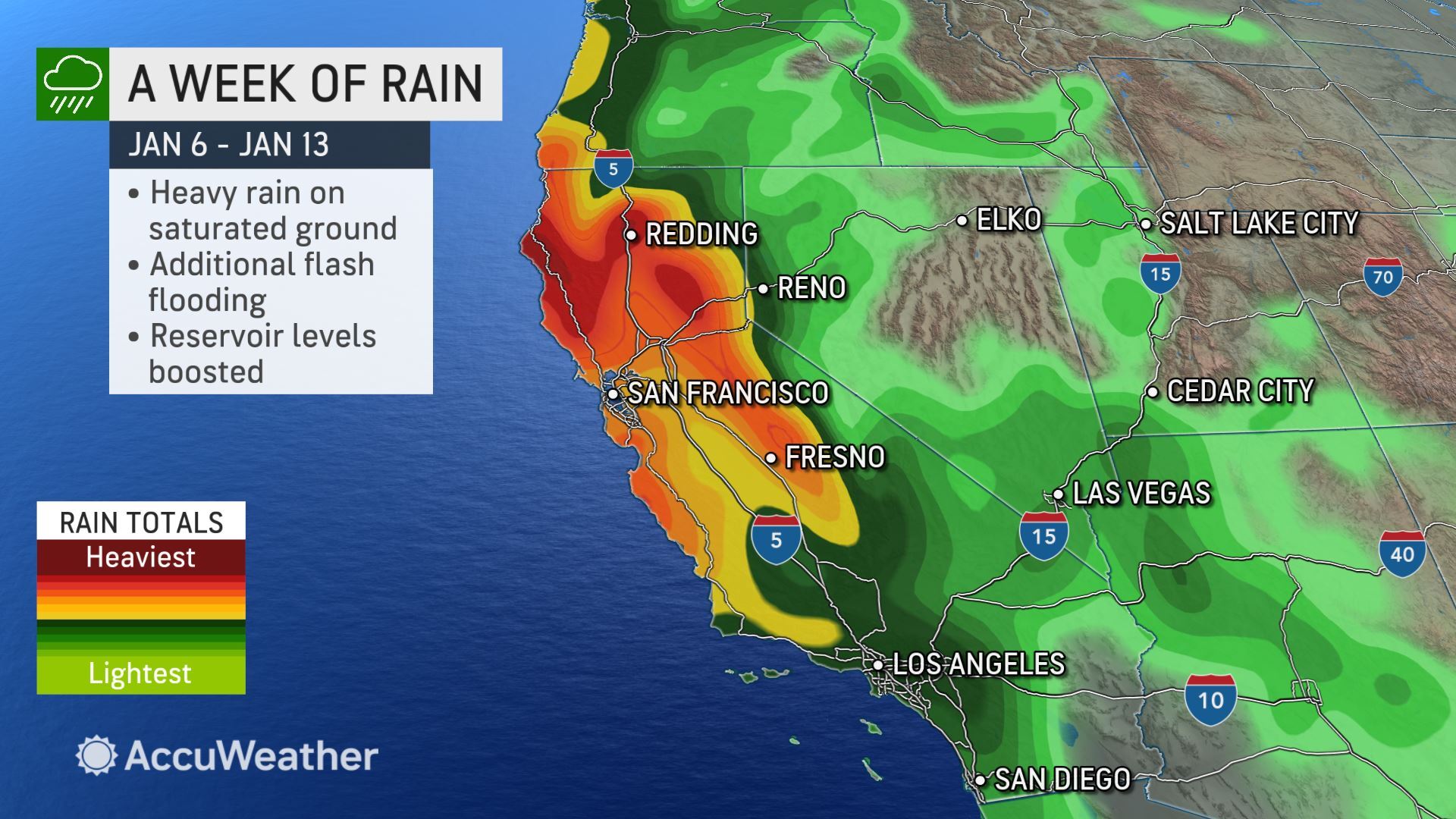 Map Of California Weather