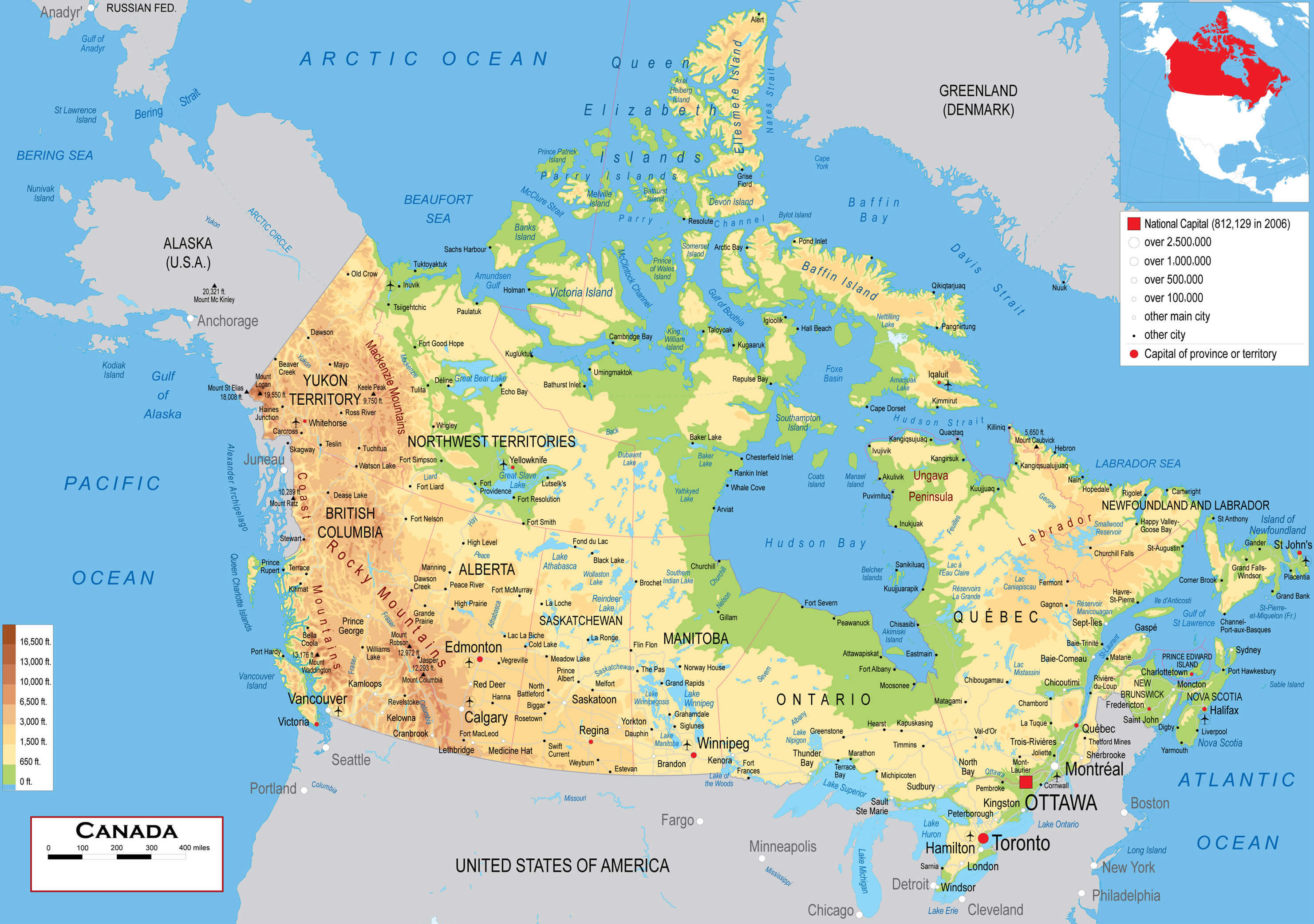 Map Of Canada Google Maps