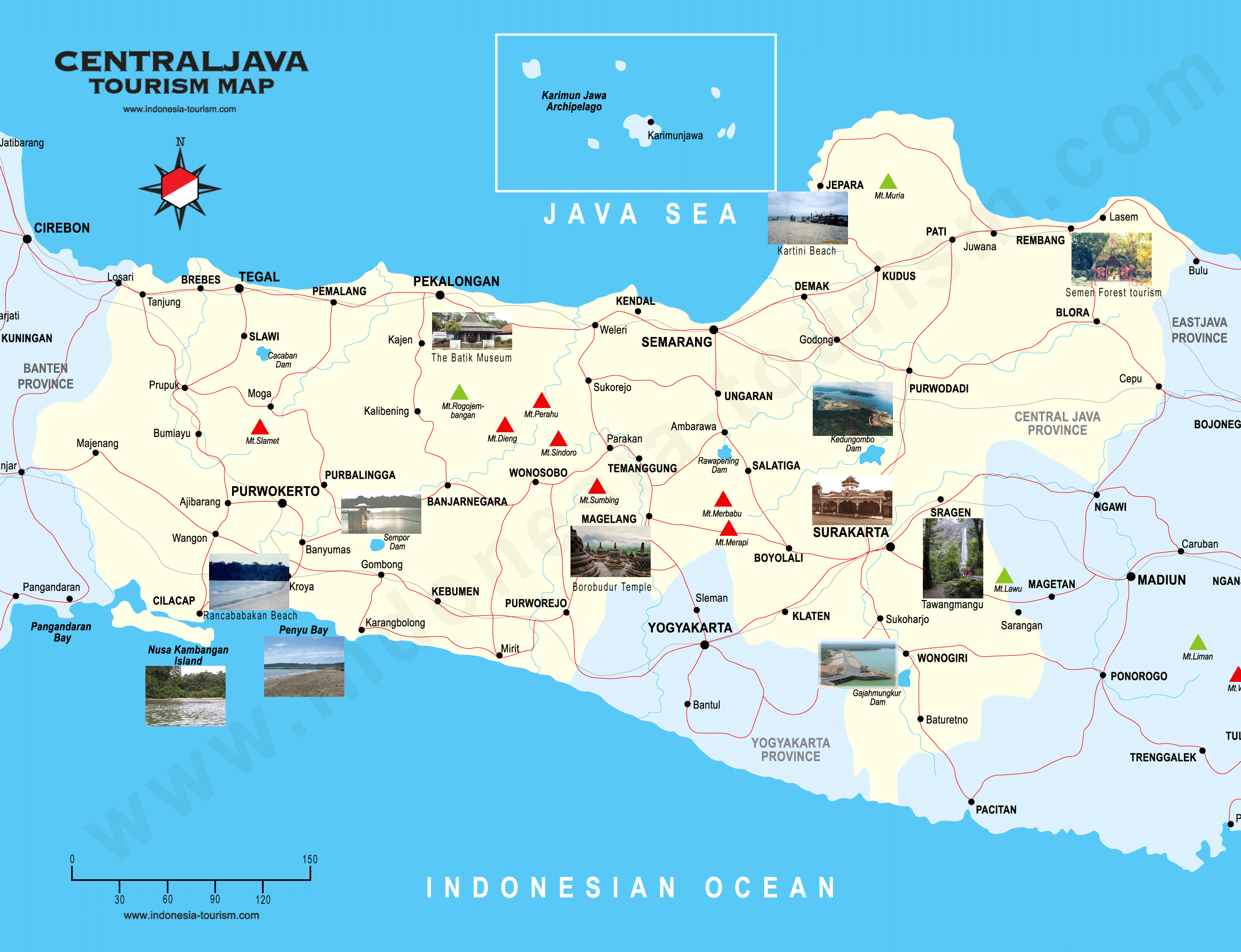 Map Of Central Java Indonesia