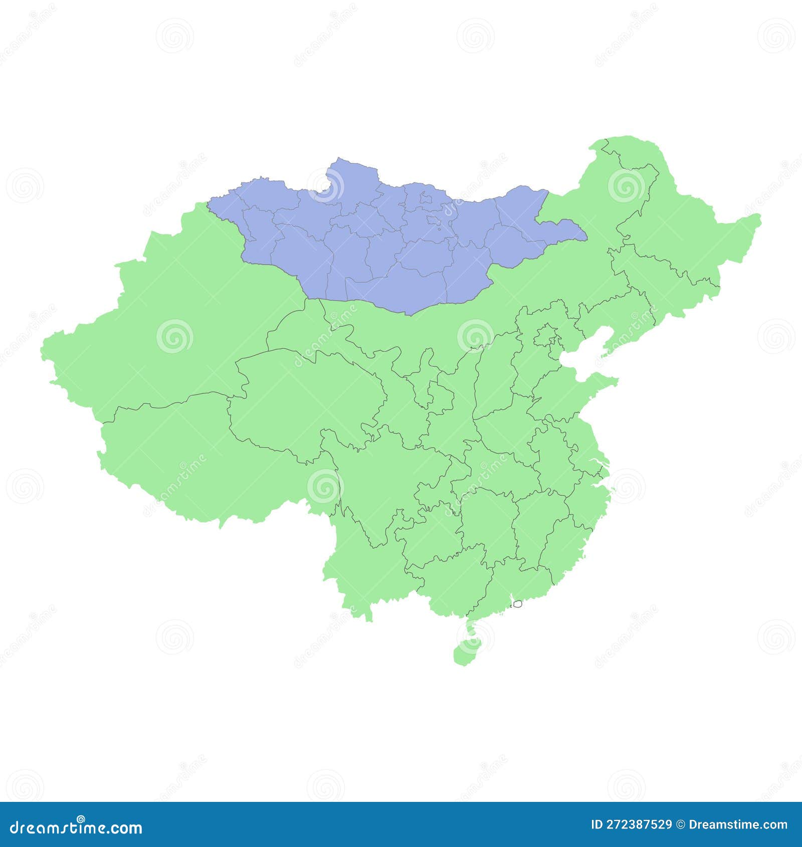 Map Of China And Mongolia