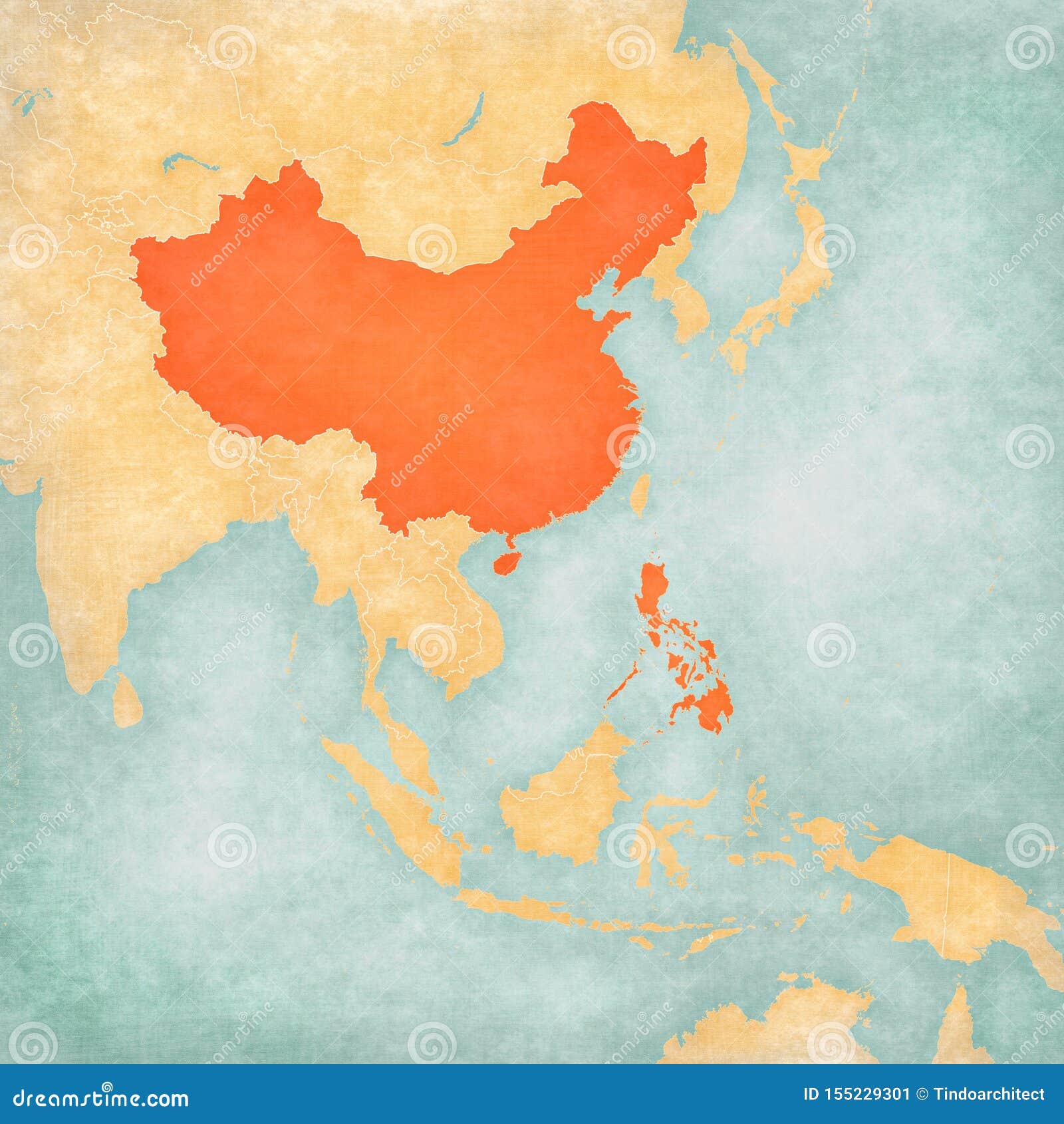 Map Of China And Philippines