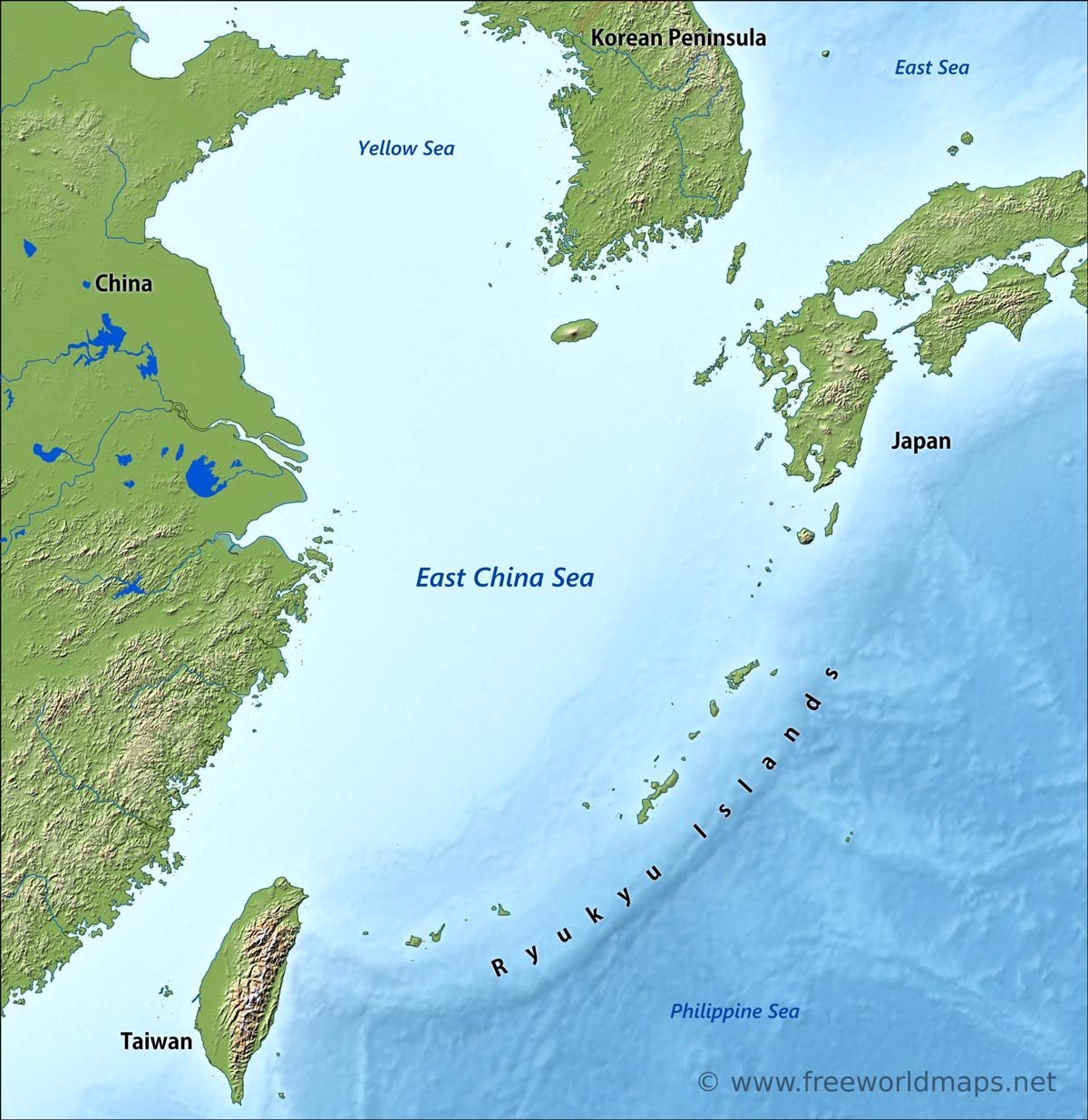 Map Of China Coastline