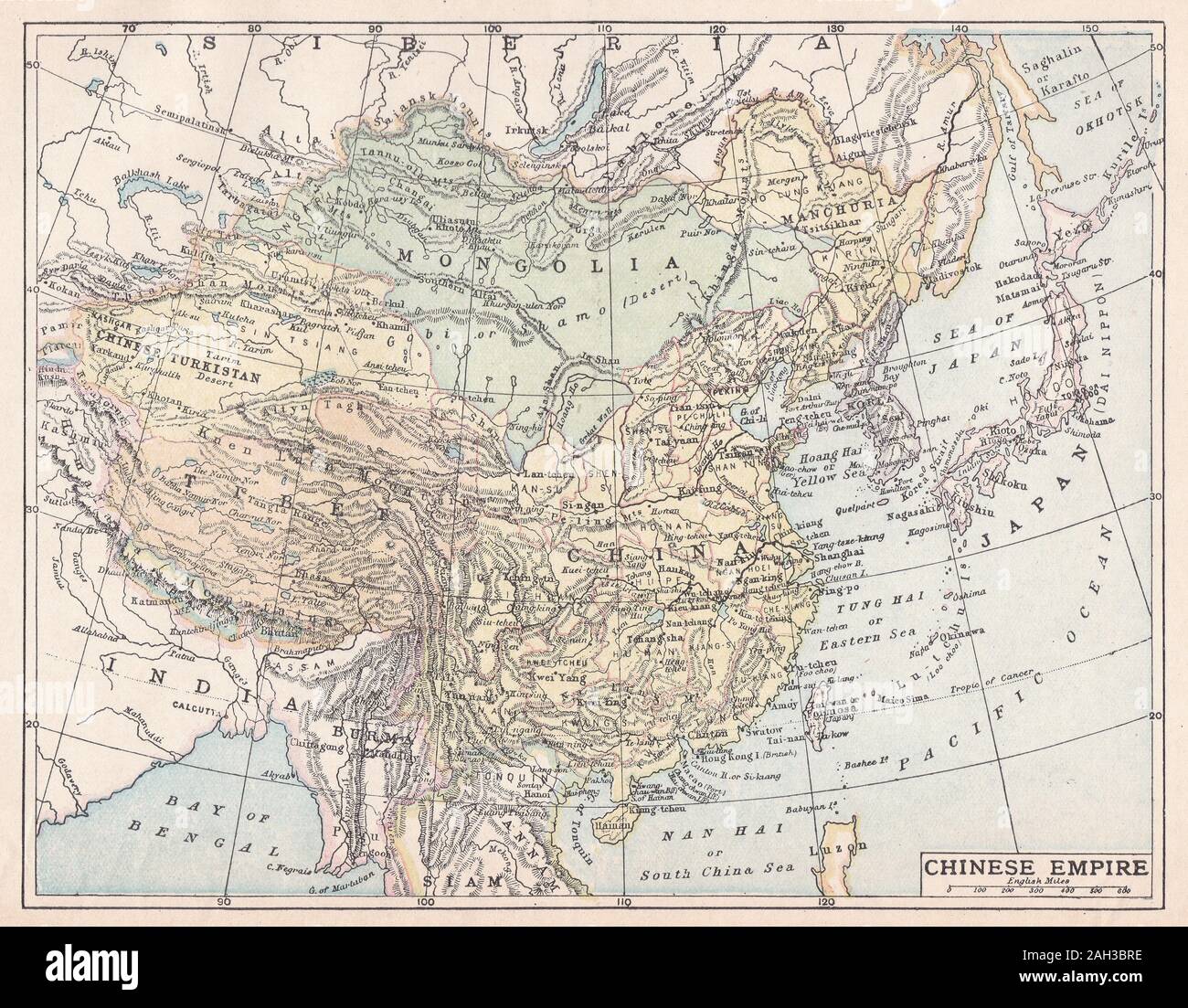 Map Of China Empire