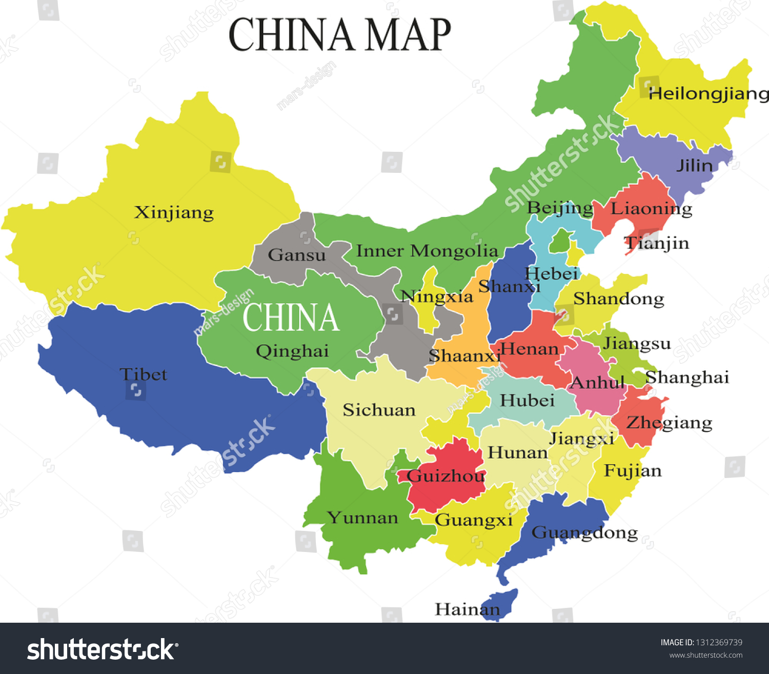 Map Of China Provinces