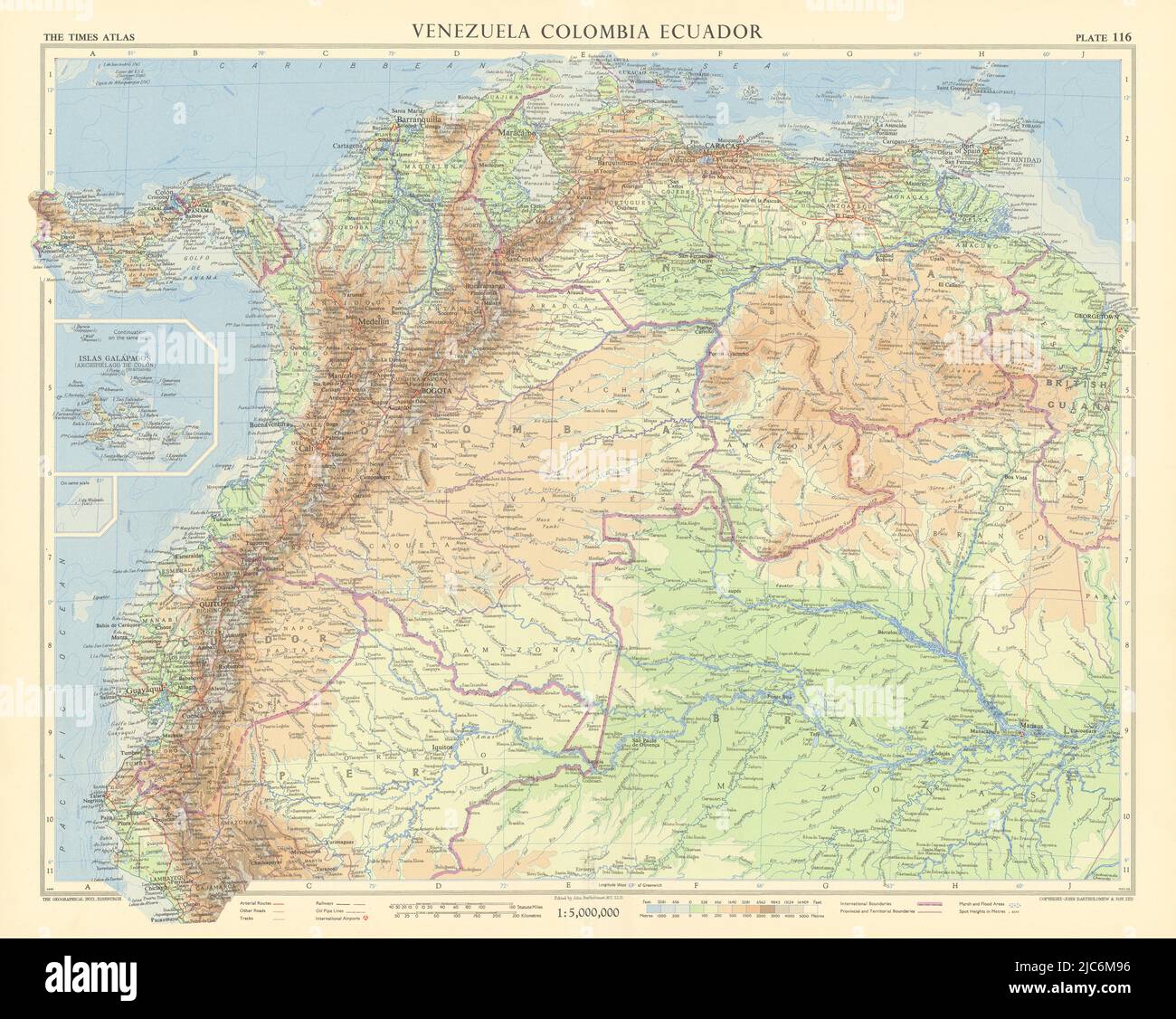 Map Of Colombia Ecuador